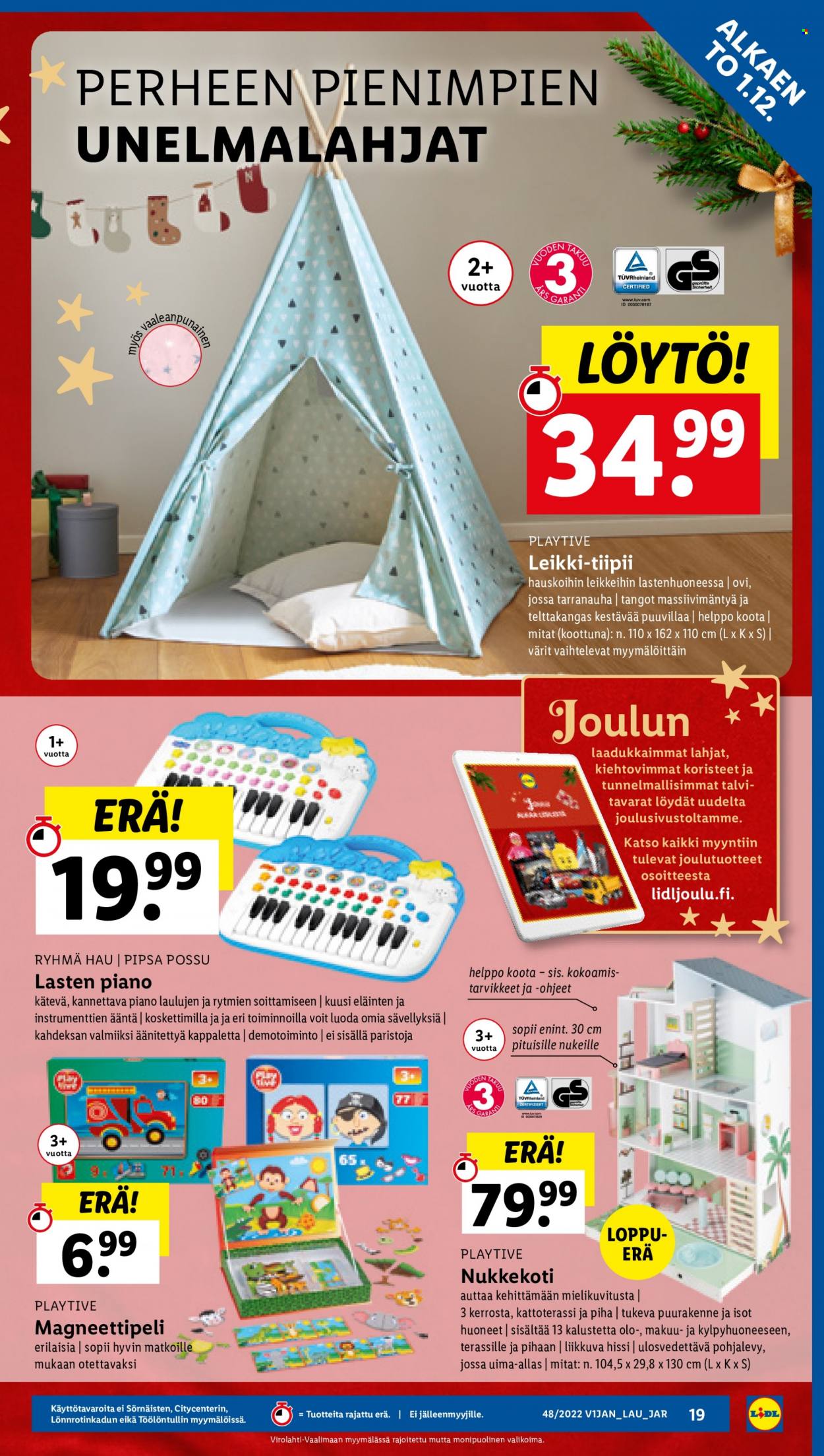 Lidl tarjoukset - 01.12.2022 - 07.12.2022. Sivu 19