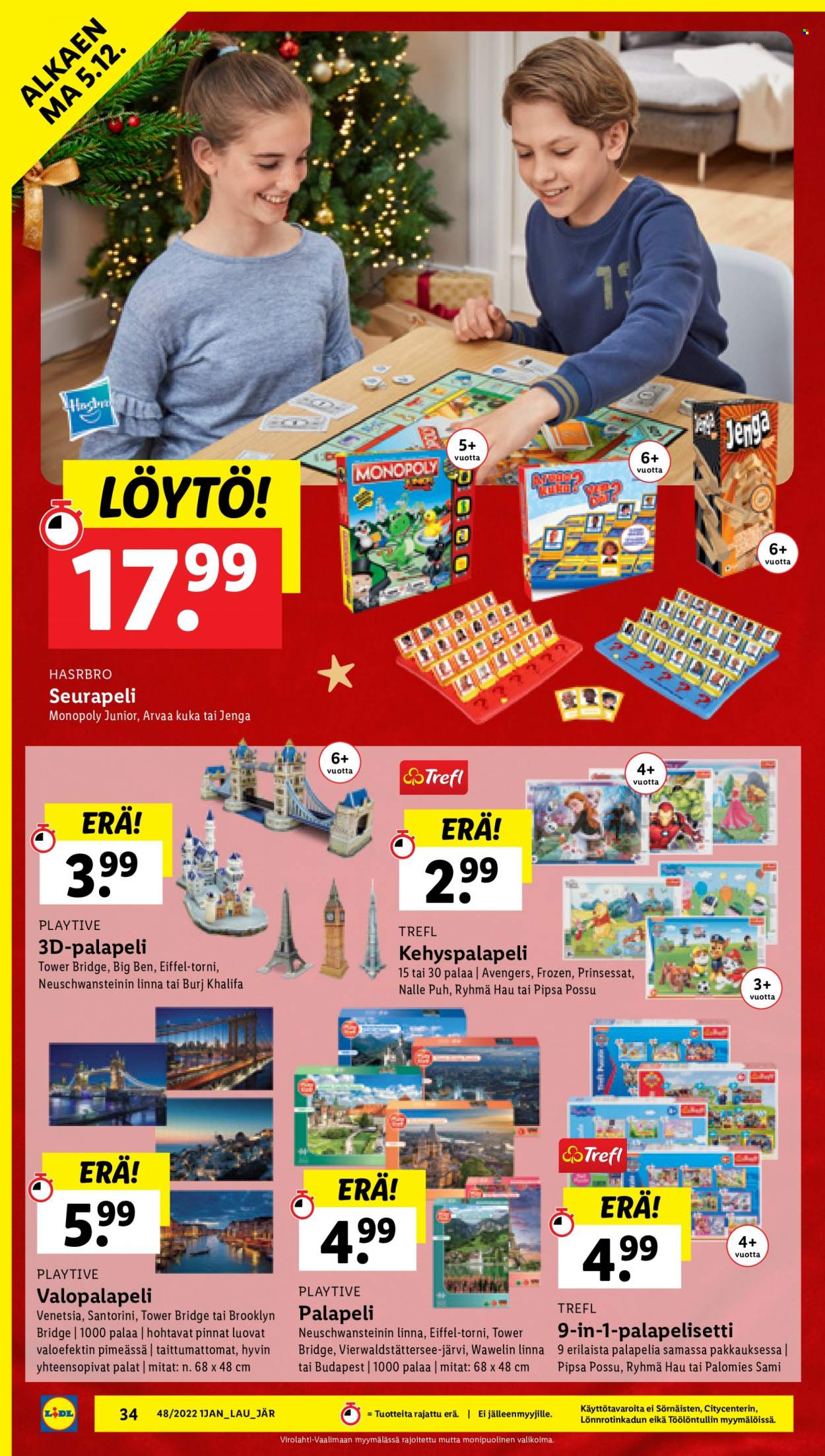 Lidl tarjoukset - 01.12.2022 - 07.12.2022. Sivu 34
