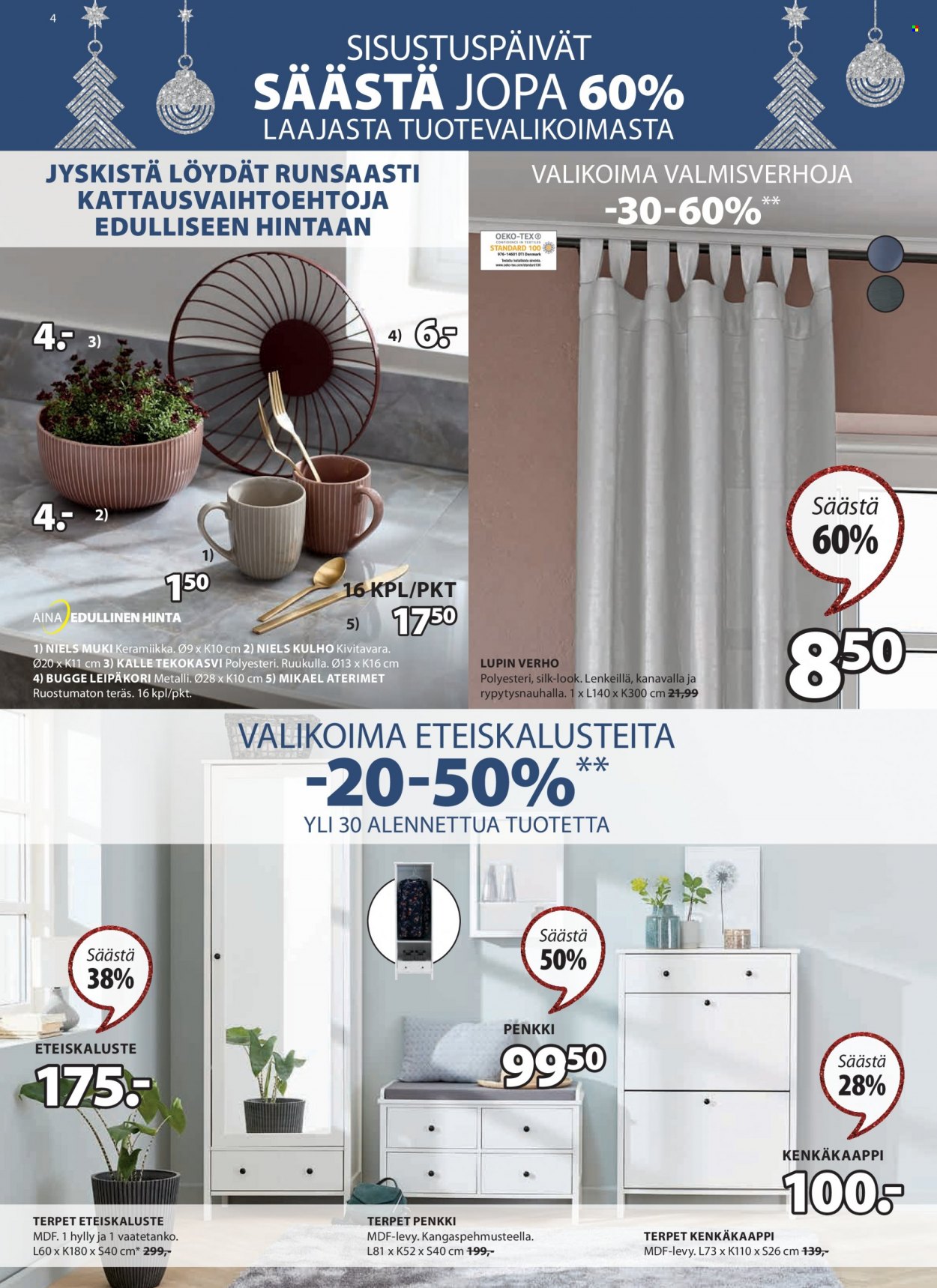 JYSK tarjoukset - 04.12.2022 - 27.12.2022. Sivu 4