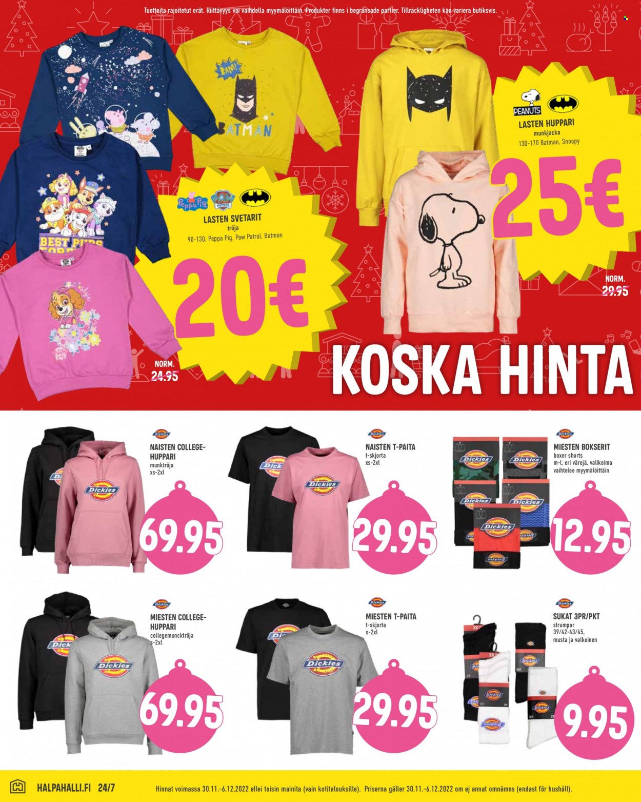 HalpaHalli tarjoukset - 30.11.2022 - 06.12.2022. Sivu 6