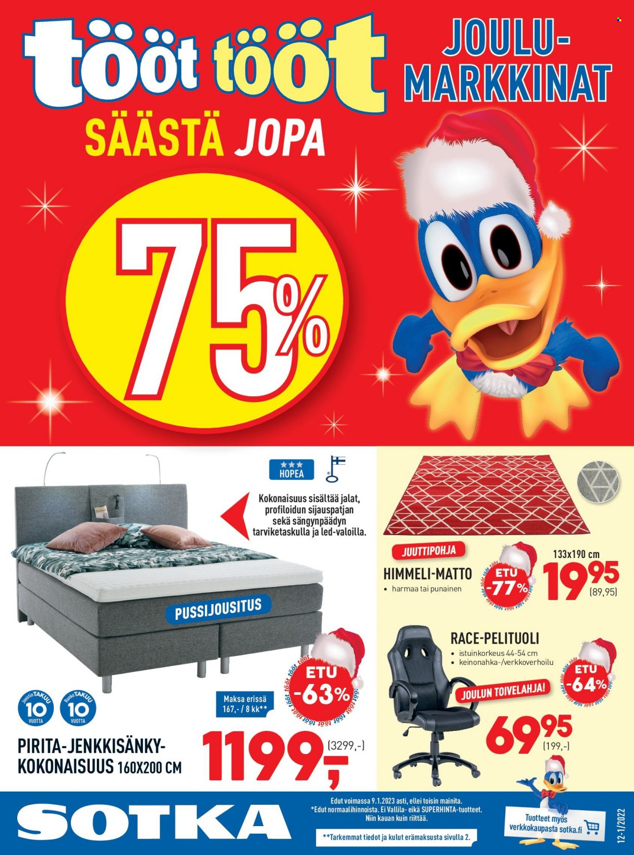 Sotka tarjoukset. Sivu 1