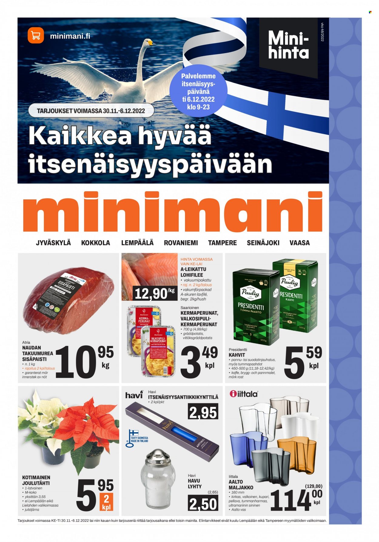 Minimani tarjoukset - 30.11.2022 - 06.12.2022. Sivu 1