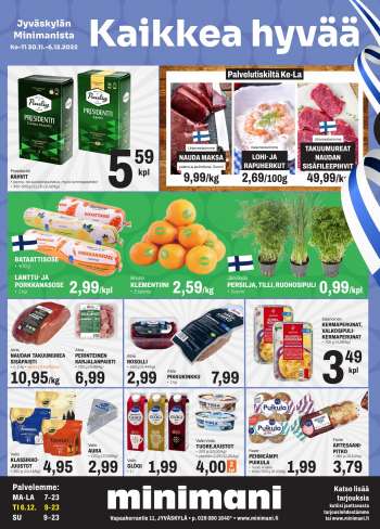 Minimani tarjoukset  - 30.11.2022 - 06.12.2022.