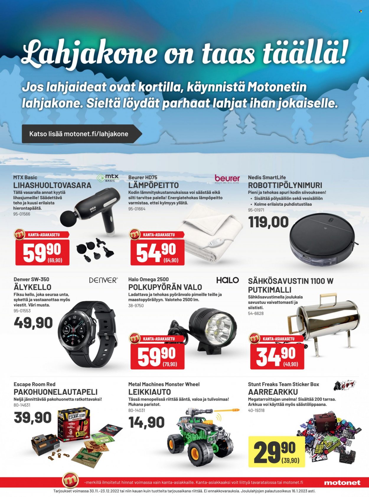 Motonet tarjoukset - 30.11.2022 - 23.12.2022. Sivu 2