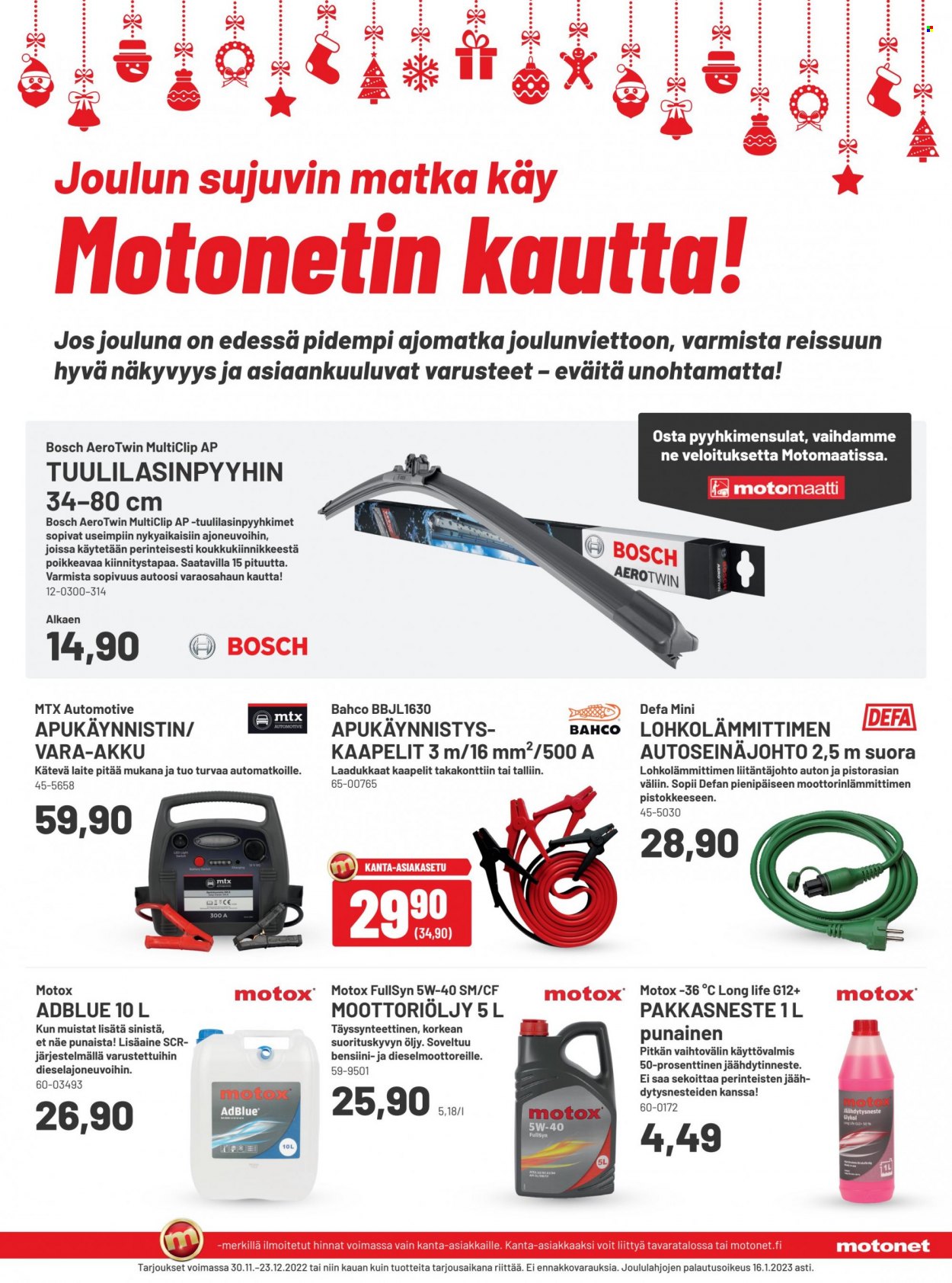 Motonet tarjoukset - 30.11.2022 - 23.12.2022. Sivu 6