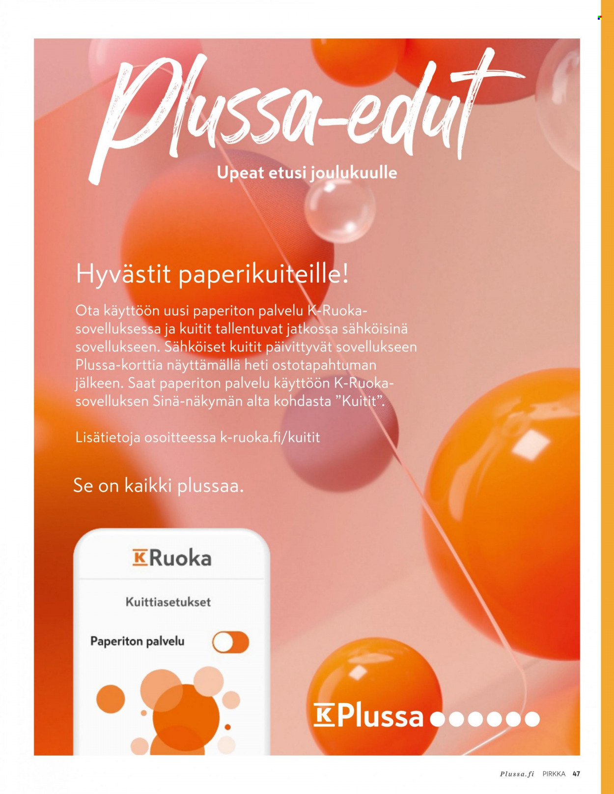 K-market tarjoukset - 30.11.2022 - 31.12.2022. Sivu 47