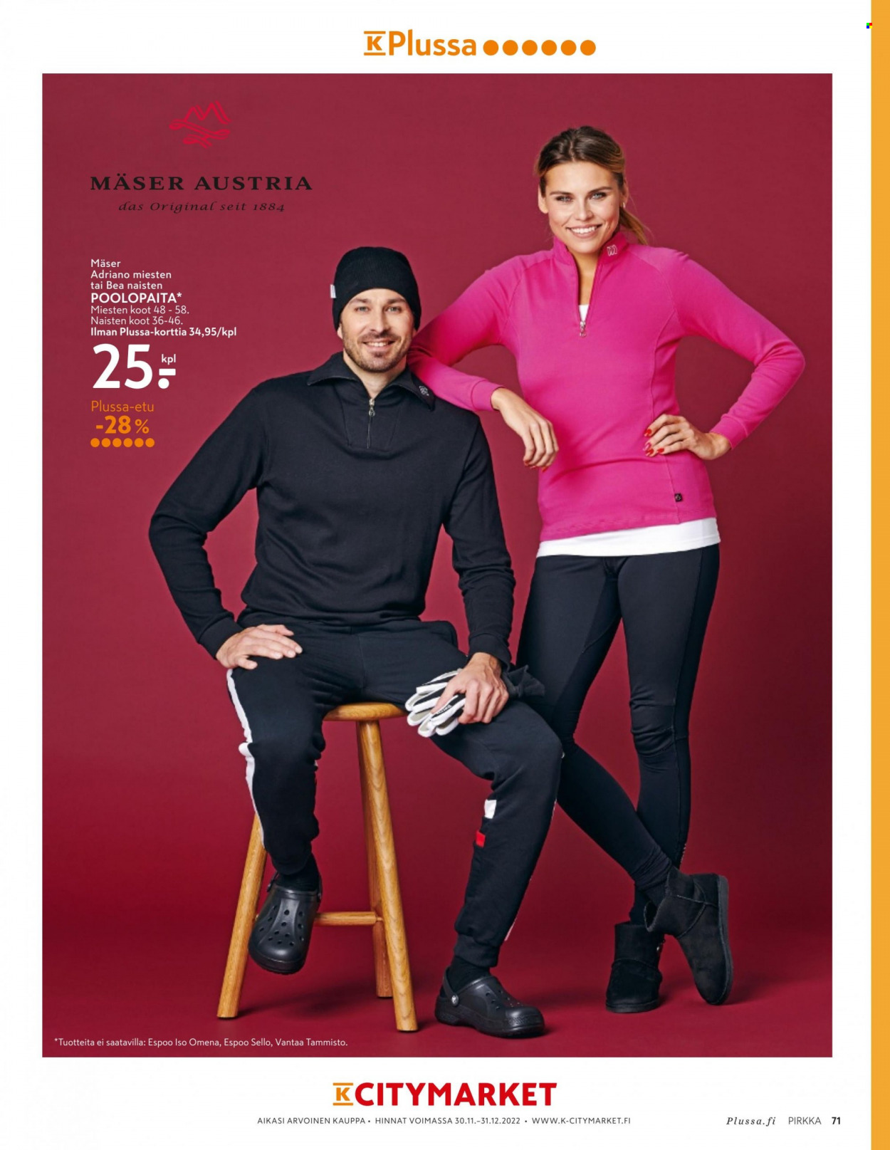 K-market tarjoukset - 30.11.2022 - 31.12.2022. Sivu 71