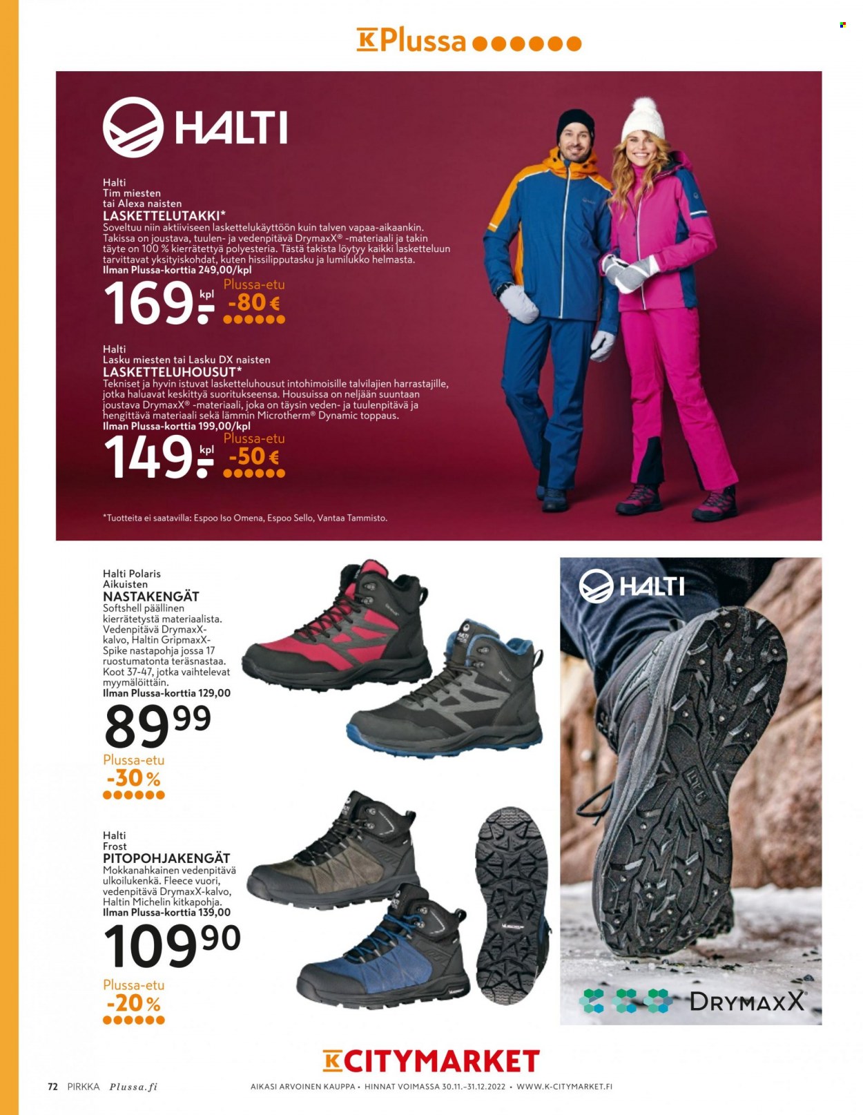 K-market tarjoukset - 30.11.2022 - 31.12.2022. Sivu 72