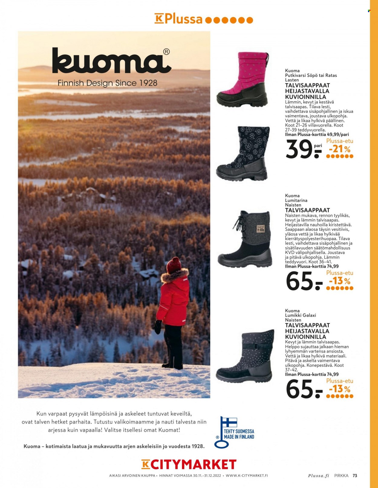 K-market tarjoukset - 30.11.2022 - 31.12.2022. Sivu 73
