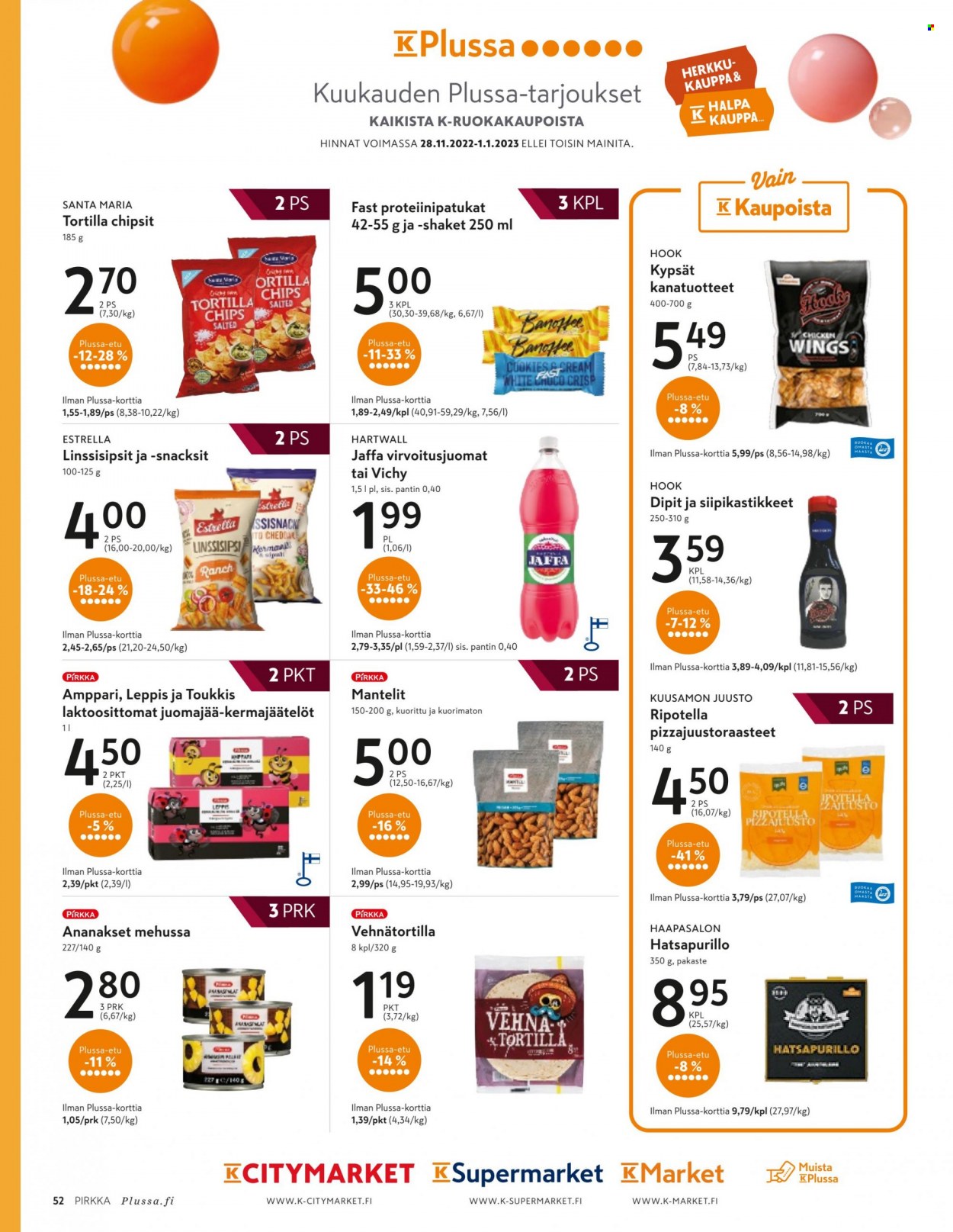 K-citymarket tarjoukset - 30.11.2022 - 31.12.2022. Sivu 52