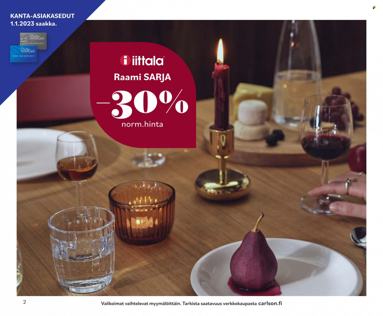 Carlson tarjoukset - 01.12.2022 - 01.01.2023. Sivu 2