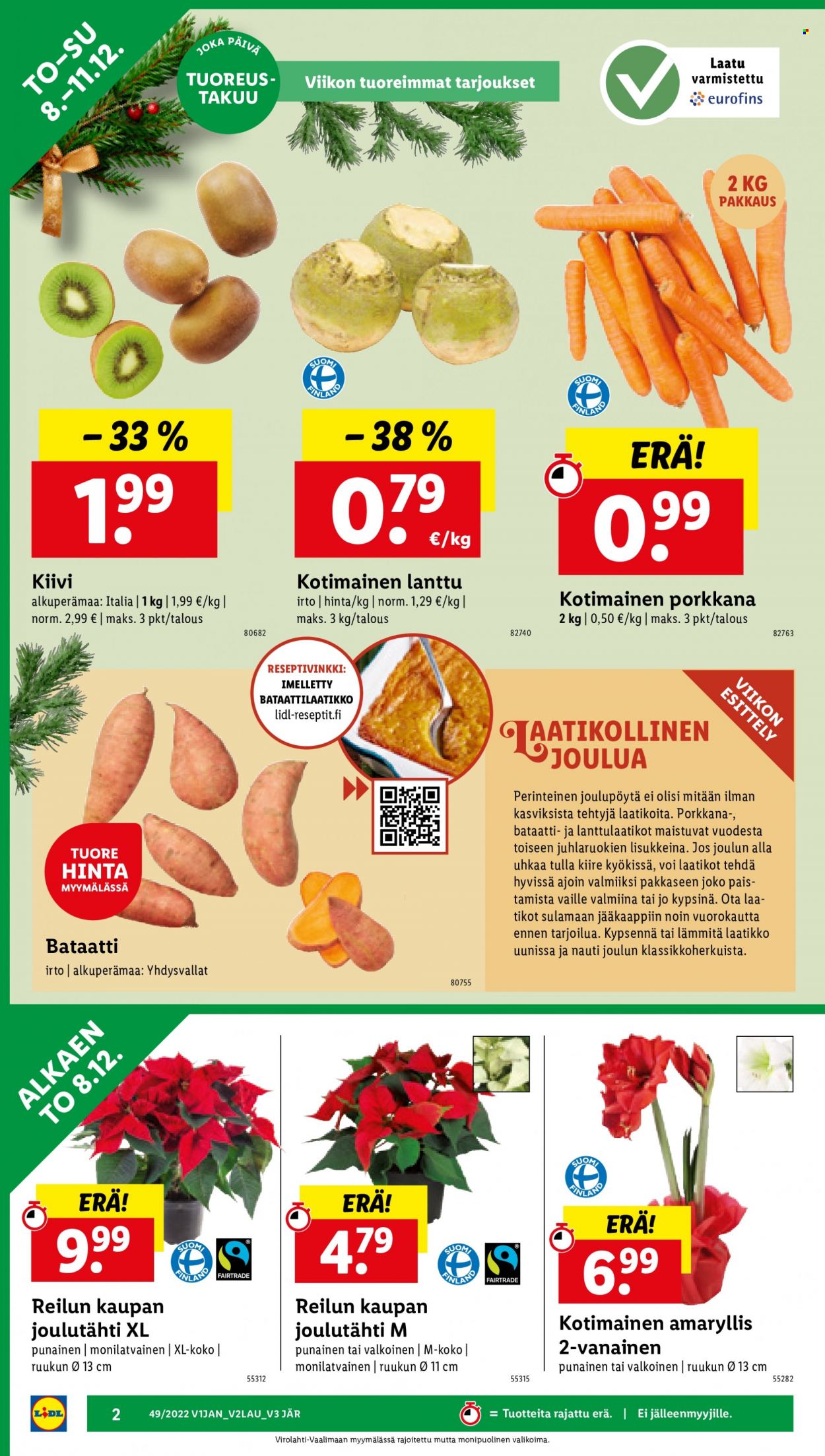 Lidl tarjoukset - 08.12.2022 - 14.12.2022. Sivu 2