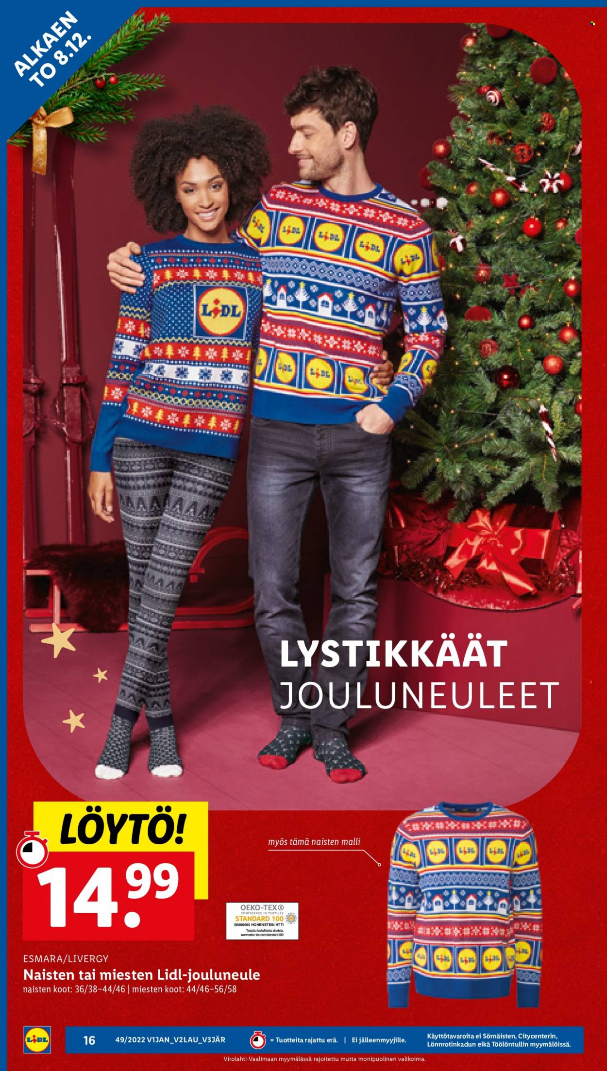 Lidl tarjoukset - 08.12.2022 - 14.12.2022. Sivu 16
