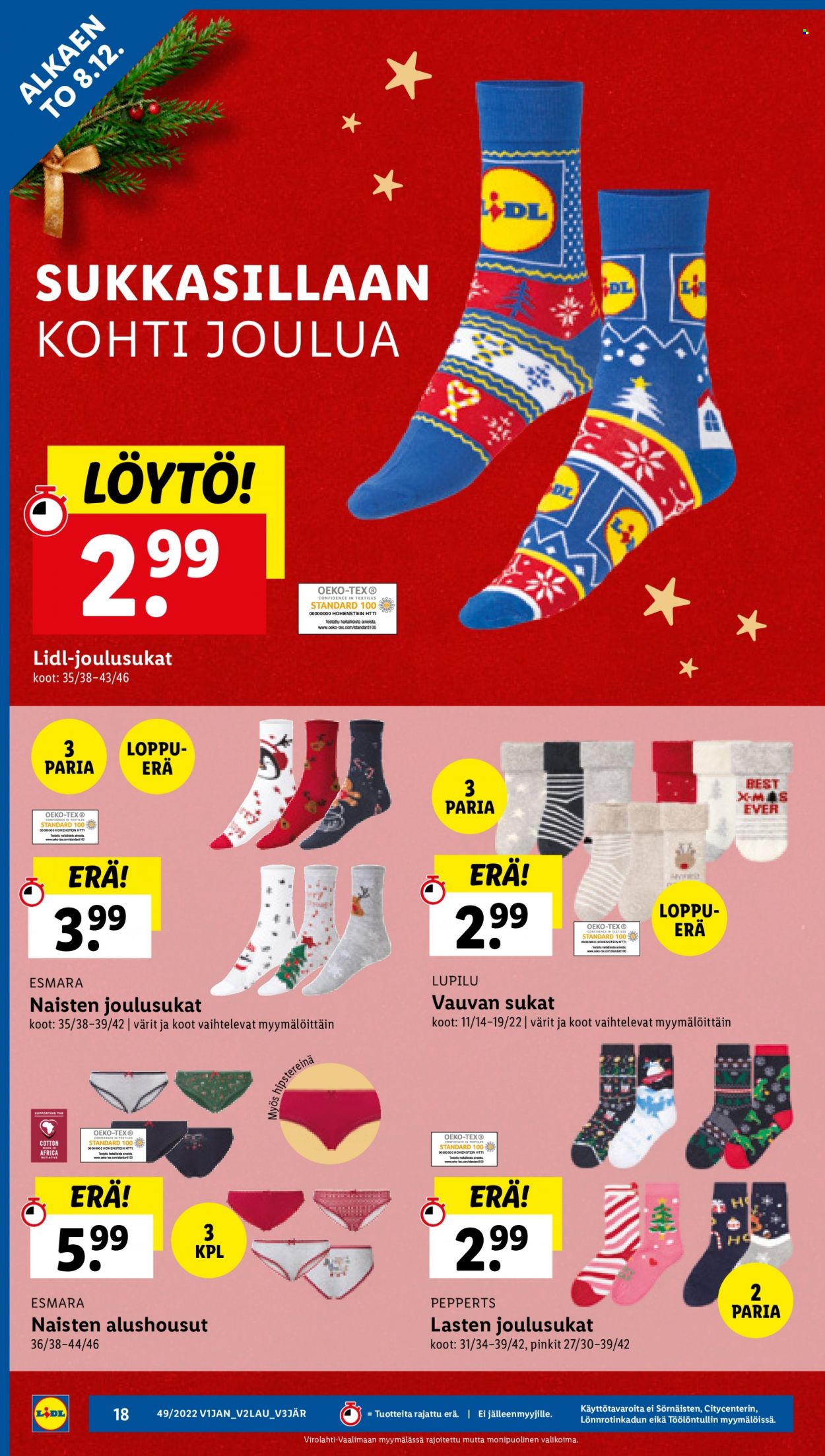 Lidl tarjoukset - 08.12.2022 - 14.12.2022. Sivu 18