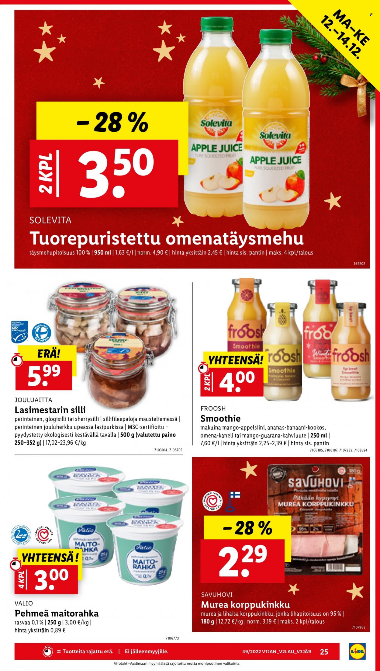 Lidl tarjoukset - 08.12.2022 - 14.12.2022. Sivu 25