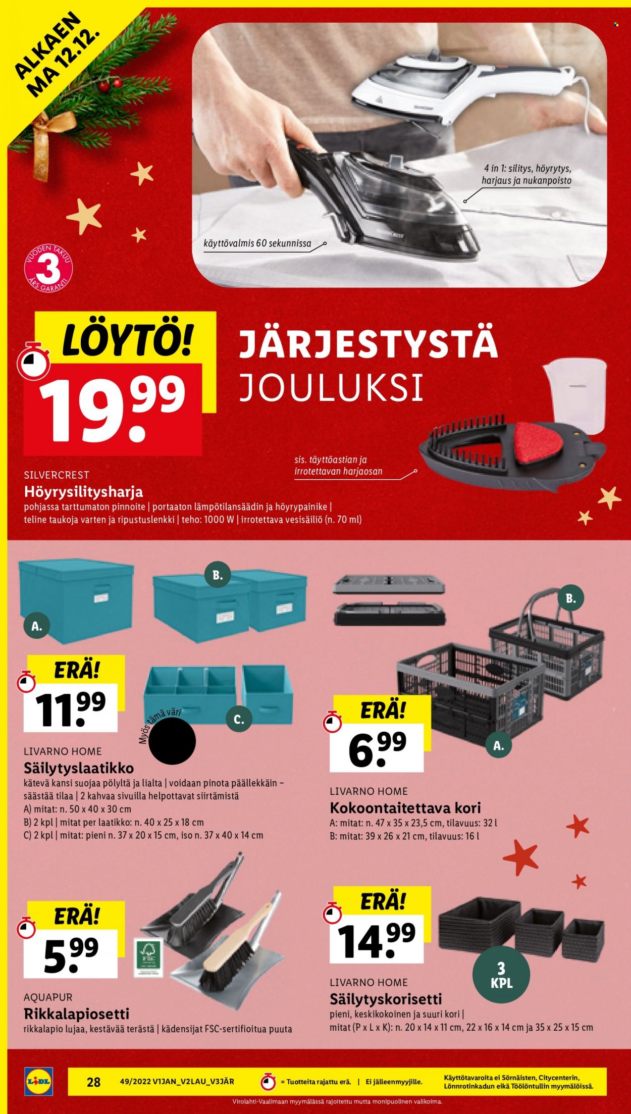 Lidl tarjoukset - 08.12.2022 - 14.12.2022. Sivu 28