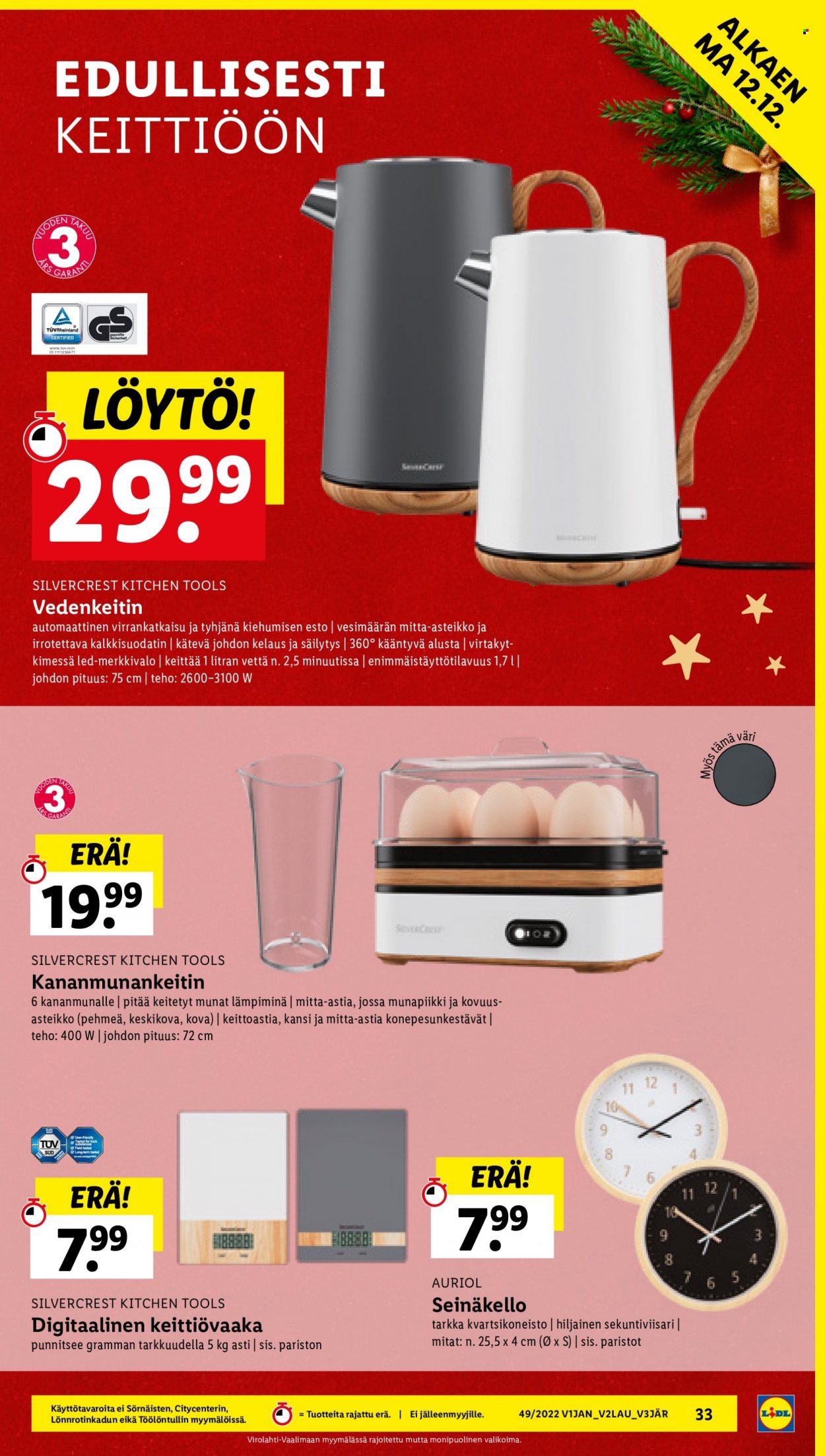 Lidl tarjoukset - 08.12.2022 - 14.12.2022. Sivu 33