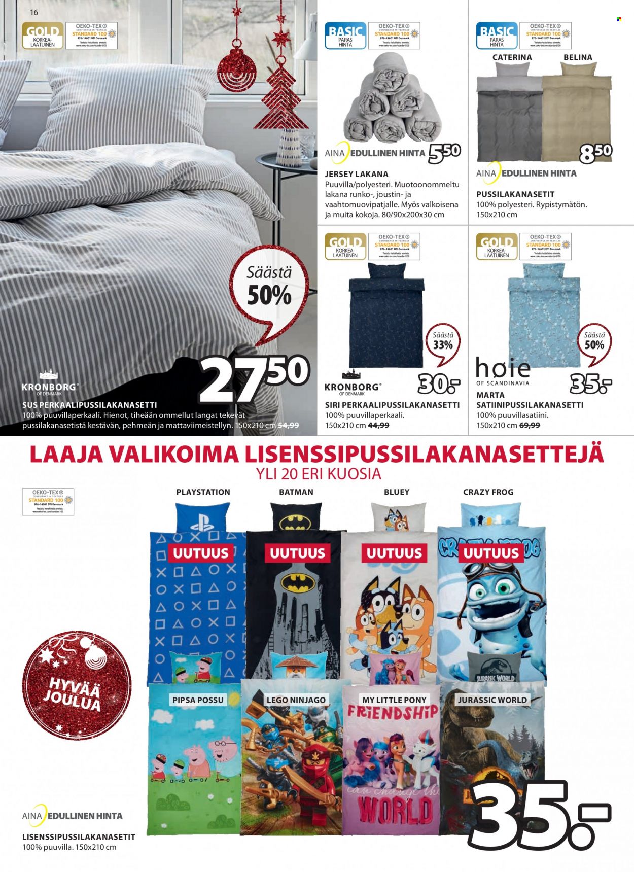 JYSK tarjoukset - 05.12.2022 - 27.12.2022. Sivu 16