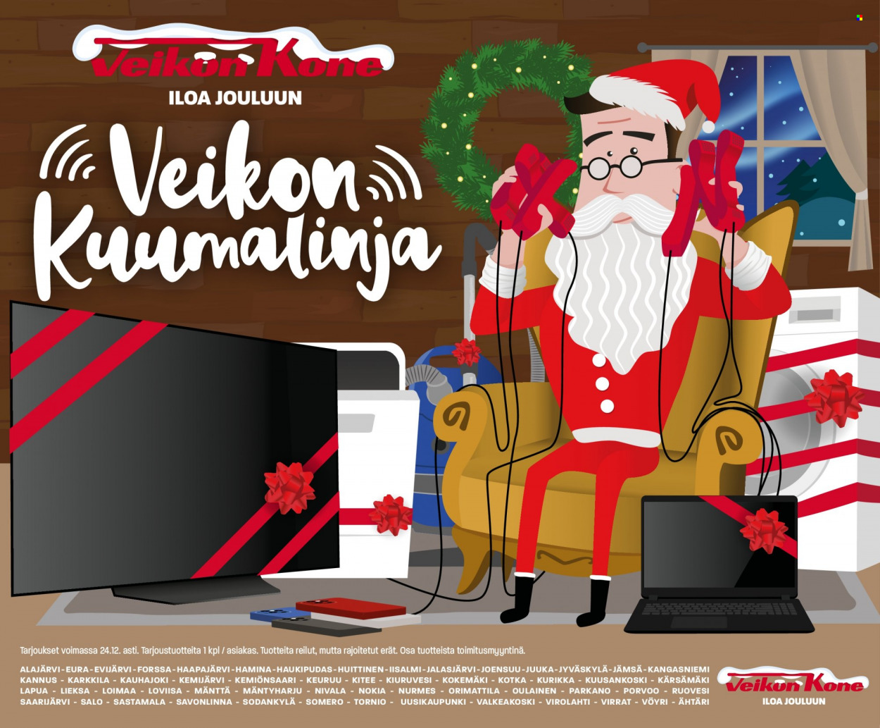 Veikon Kone tarjoukset - 05.12.2022 - 24.12.2022. Sivu 1
