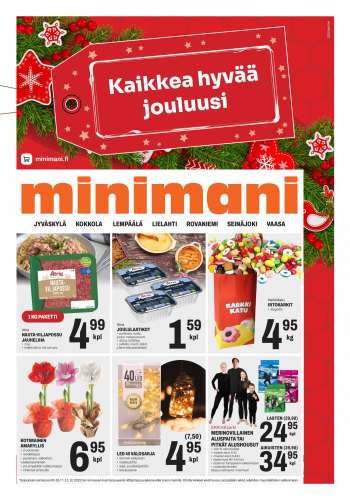 Minimani tarjoukset  - 07.12.2022 - 11.12.2022.
