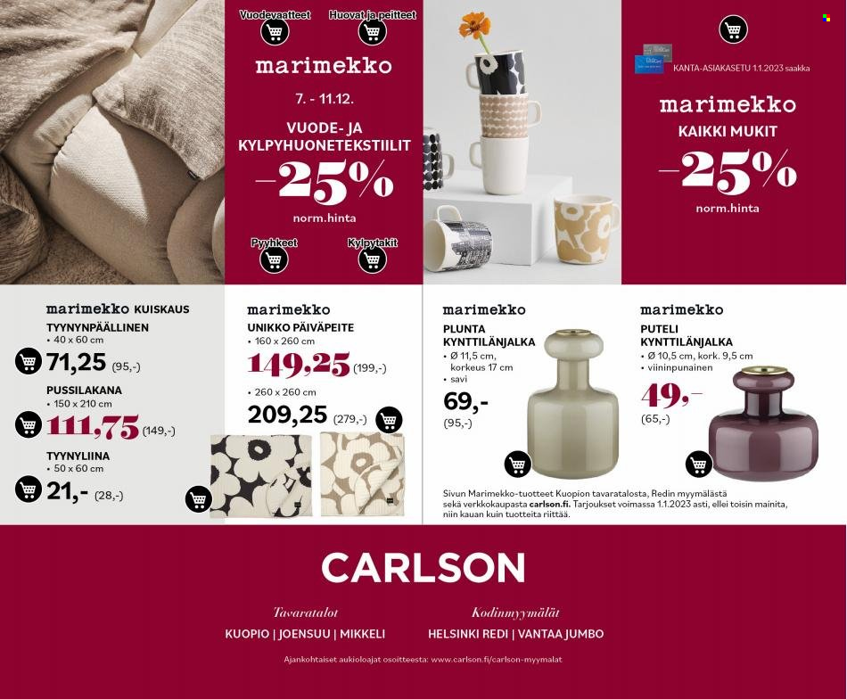 Carlson tarjoukset - 07.12.2022 - 01.01.2023. Sivu 11
