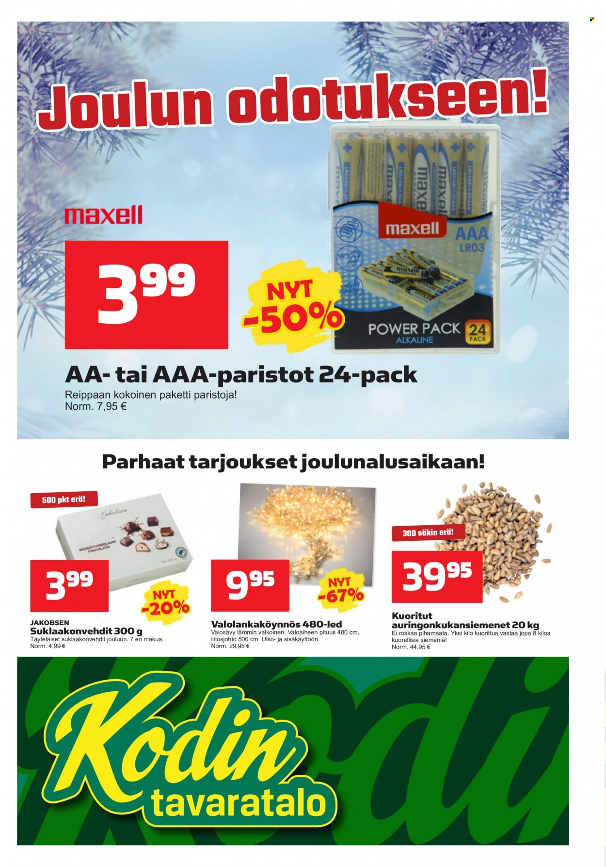 Kodintavaratalo tarjoukset - 05.12.2022 - 14.12.2022. Sivu 1