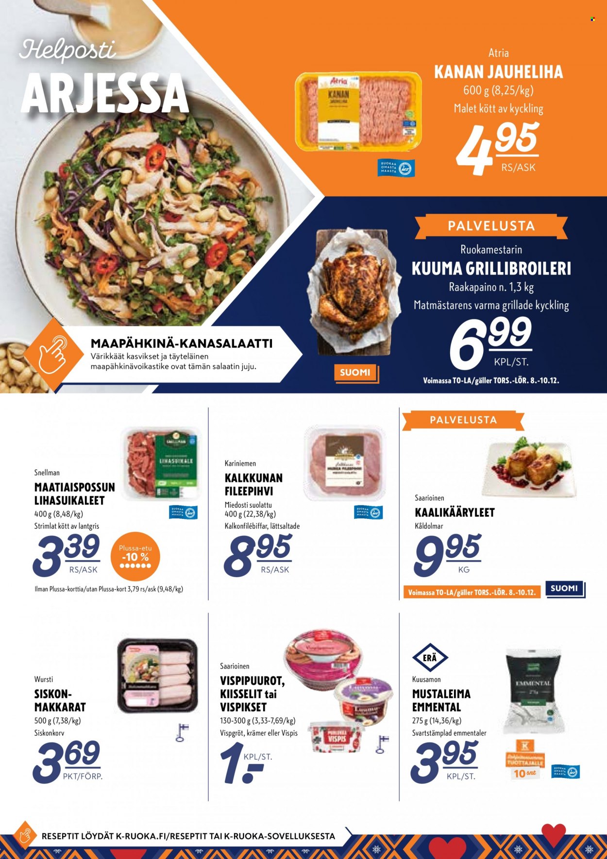 K-Supermarket tarjoukset - 08.12.2022 - 11.12.2022. Sivu 4