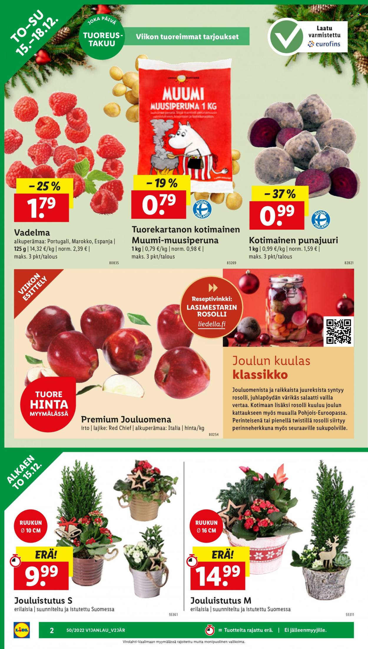 Lidl tarjoukset - 15.12.2022 - 18.12.2022. Sivu 2