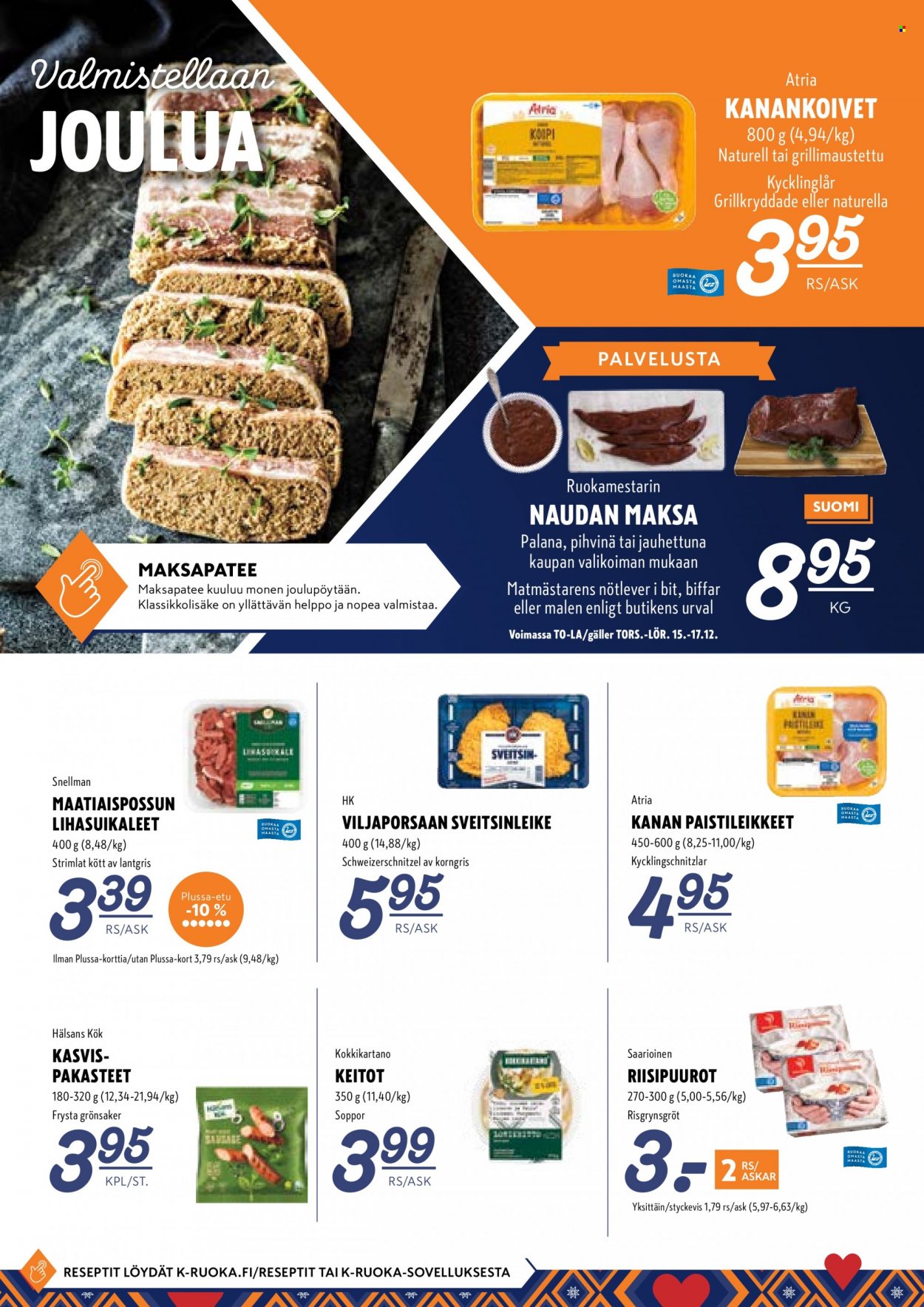 K-Supermarket tarjoukset - 15.12.2022 - 18.12.2022. Sivu 4