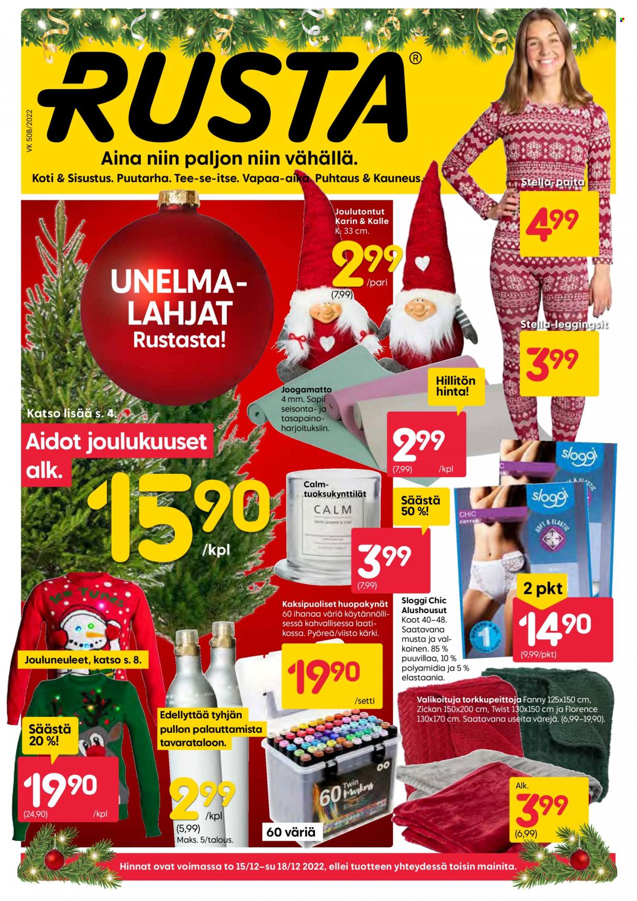 Rusta tarjoukset - 15.12.2022 - 18.12.2022. Sivu 1