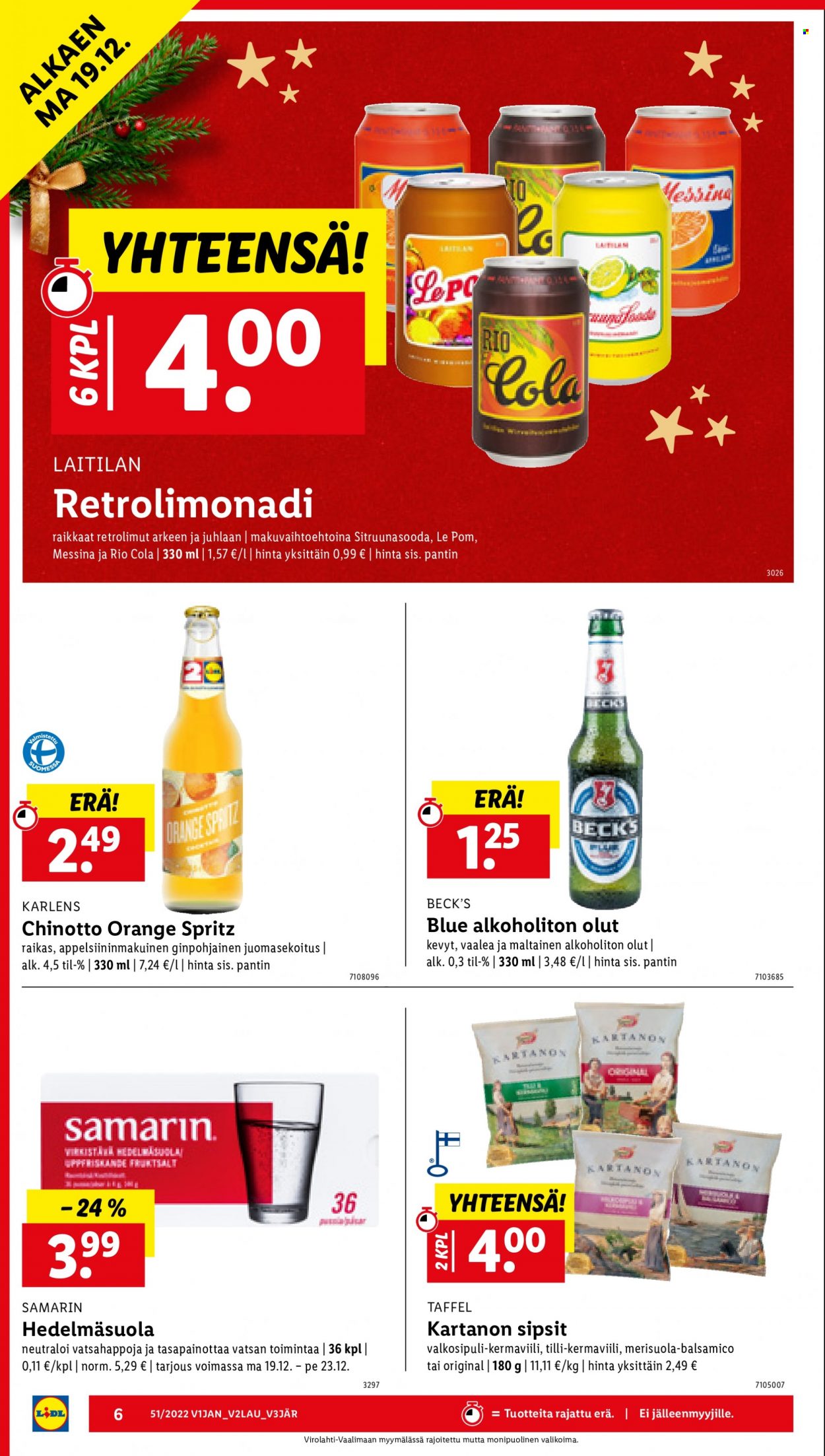 Lidl tarjoukset - 19.12.2022 - 27.12.2022. Sivu 6