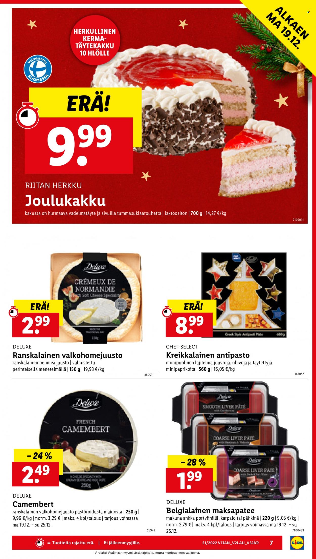 Lidl tarjoukset - 19.12.2022 - 27.12.2022. Sivu 7