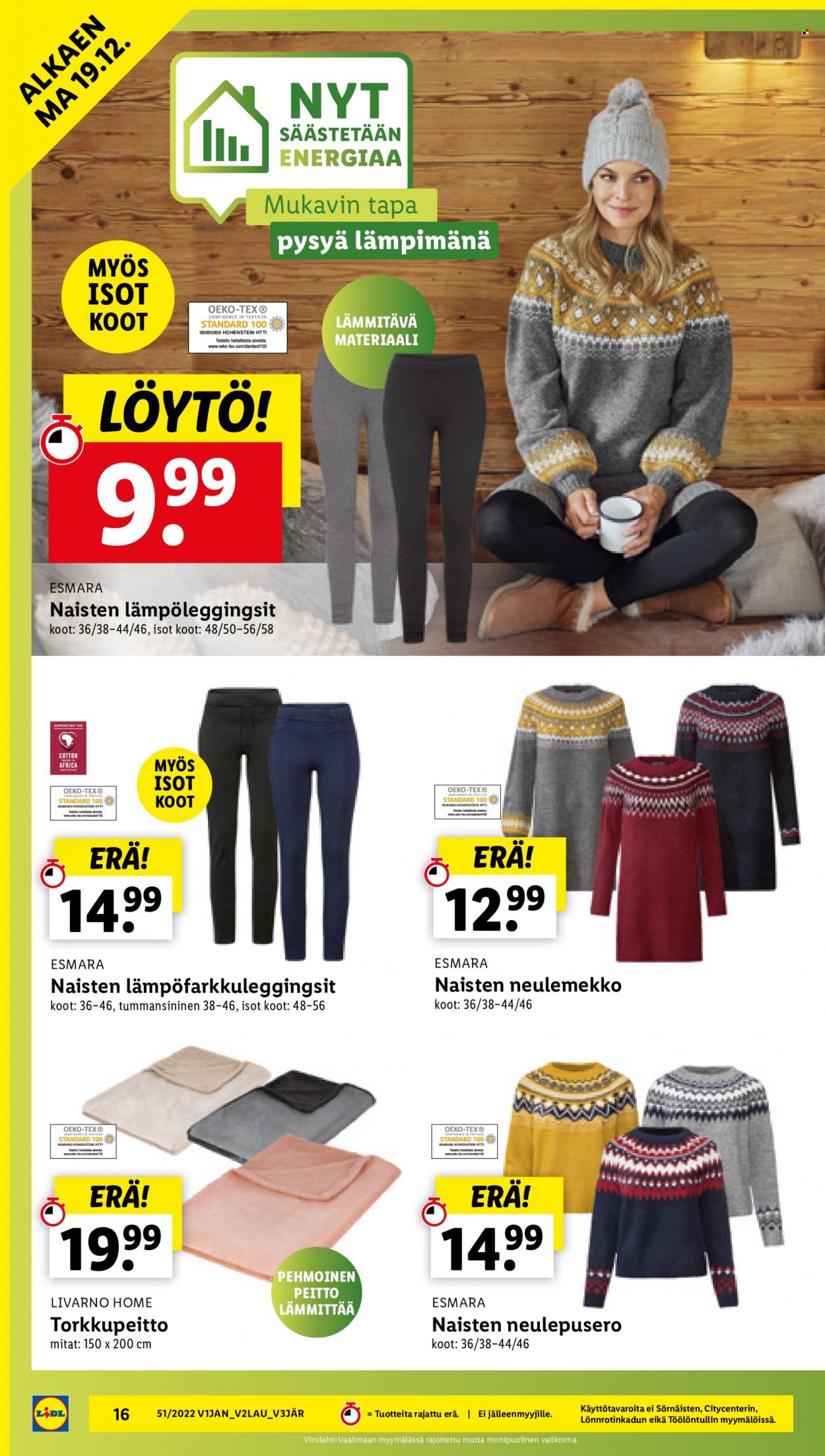 Lidl tarjoukset - 19.12.2022 - 27.12.2022. Sivu 16