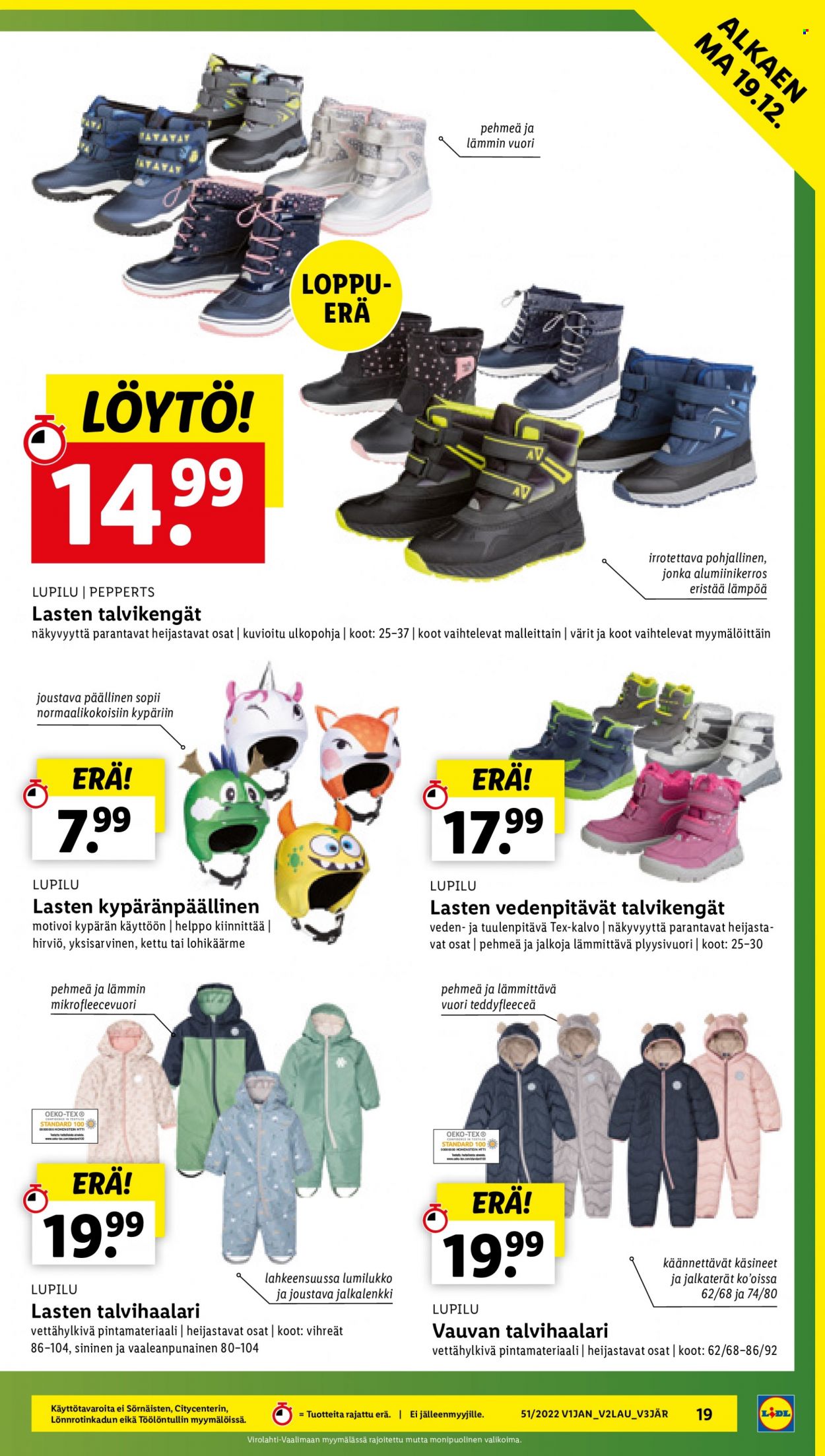 Lidl tarjoukset - 19.12.2022 - 27.12.2022. Sivu 19