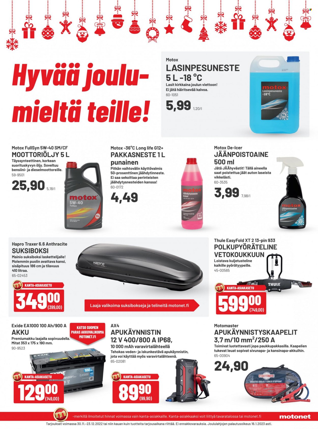 Motonet tarjoukset - 30.11.2022 - 23.12.2022. Sivu 6