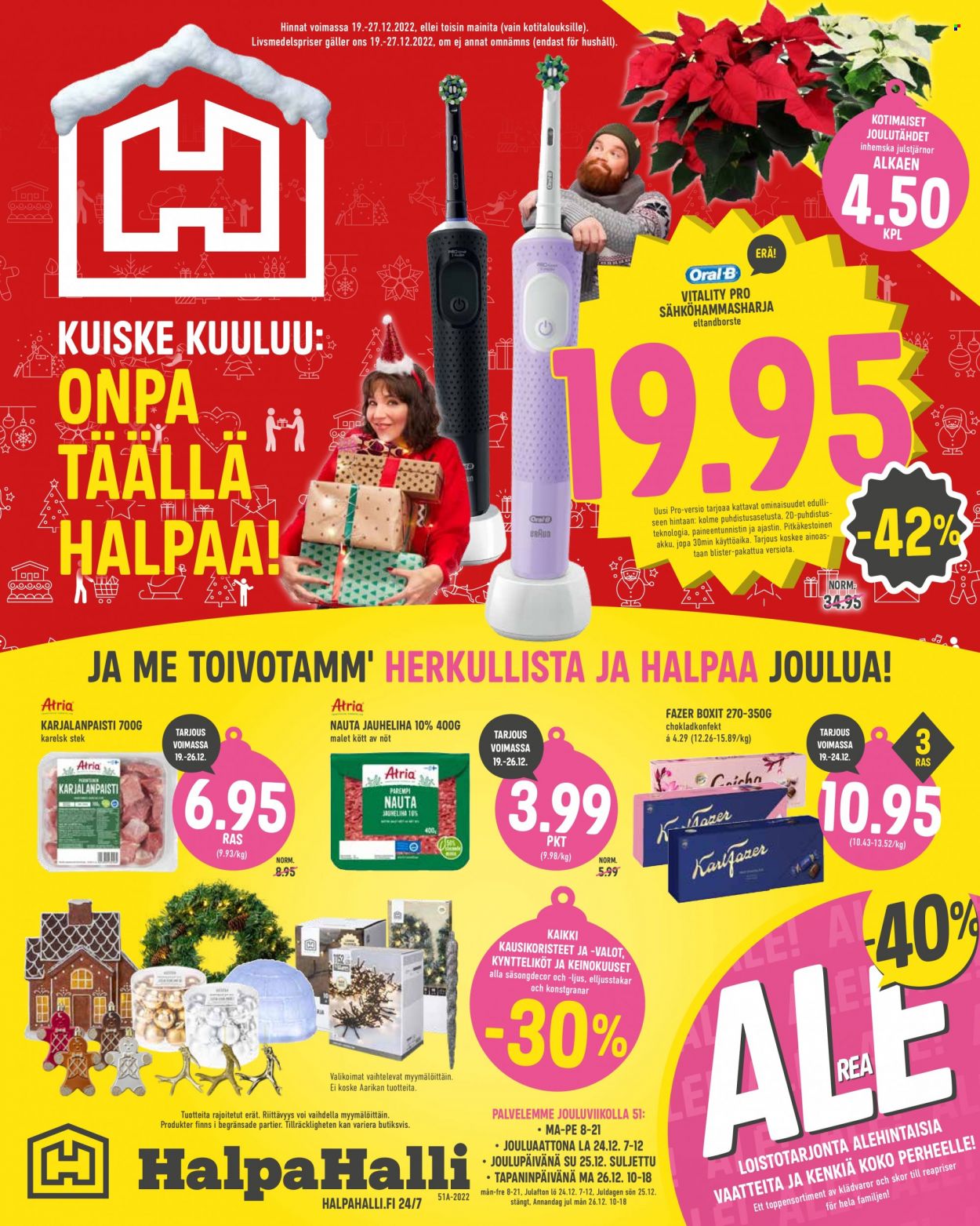 HalpaHalli tarjoukset - 19.12.2022 - 27.12.2022. Sivu 1