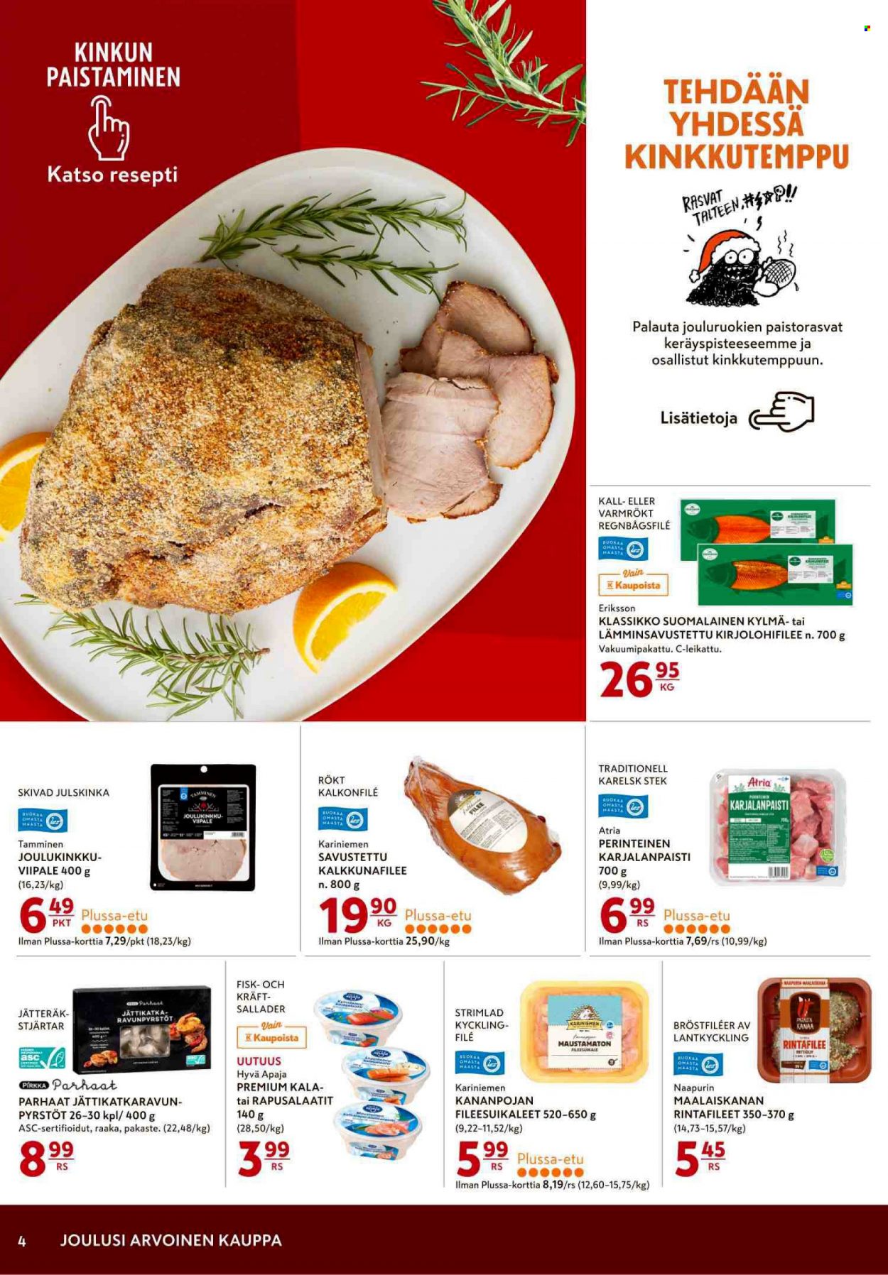 K-citymarket tarjoukset - 19.12.2022 - 24.12.2022. Sivu 4