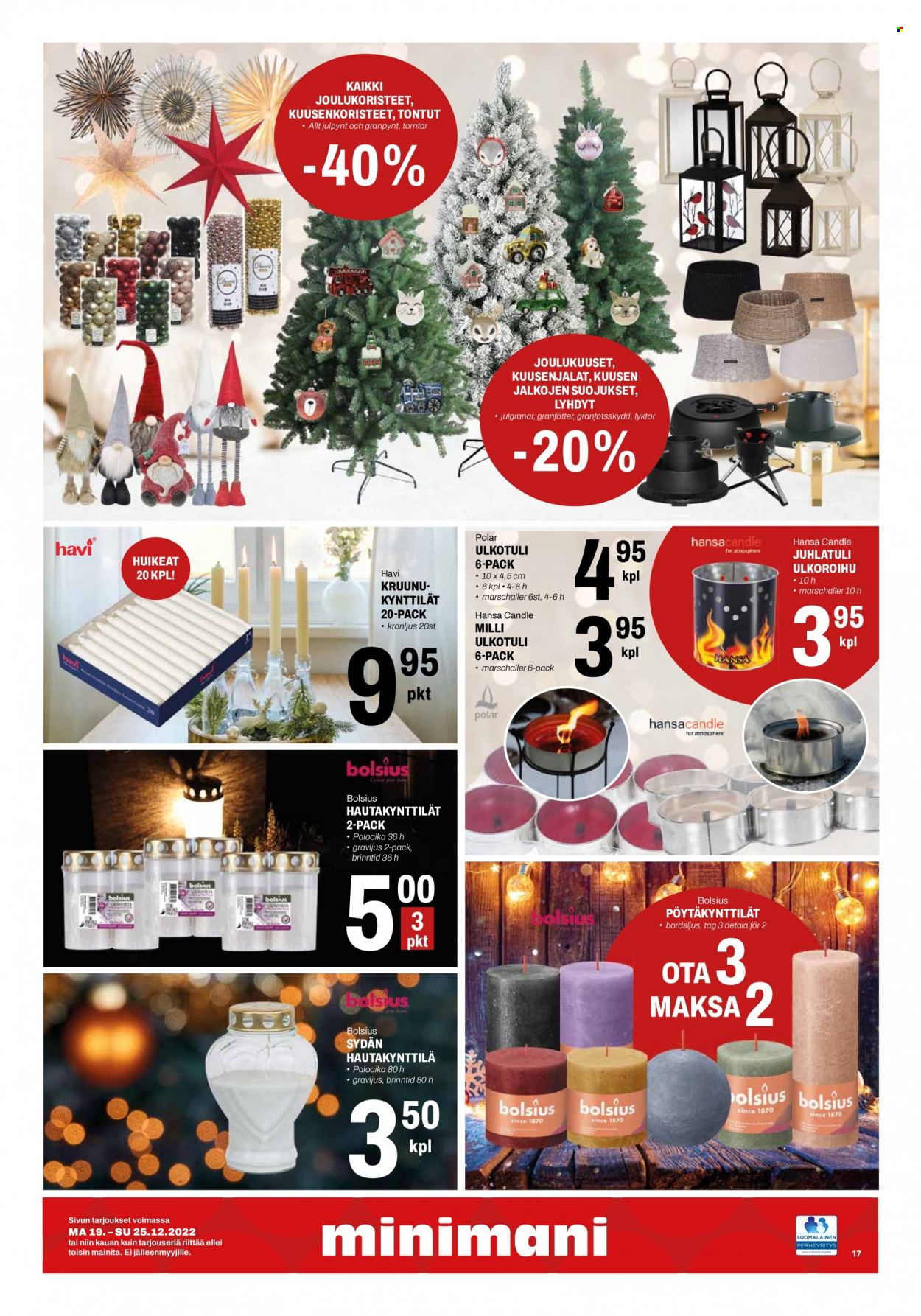 Minimani tarjoukset - 19.12.2022 - 25.12.2022. Sivu 17