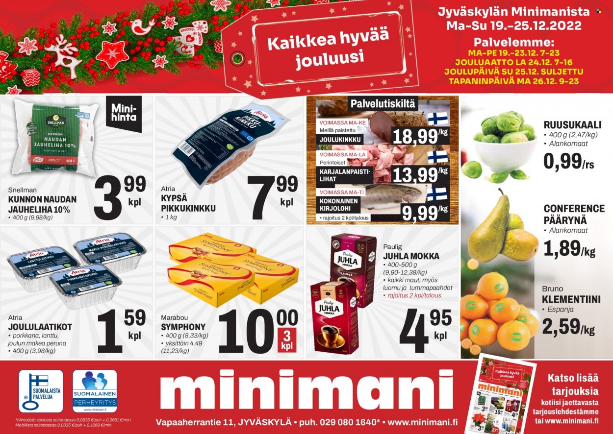 Minimani tarjoukset - 19.12.2022 - 25.12.2022. Sivu 1