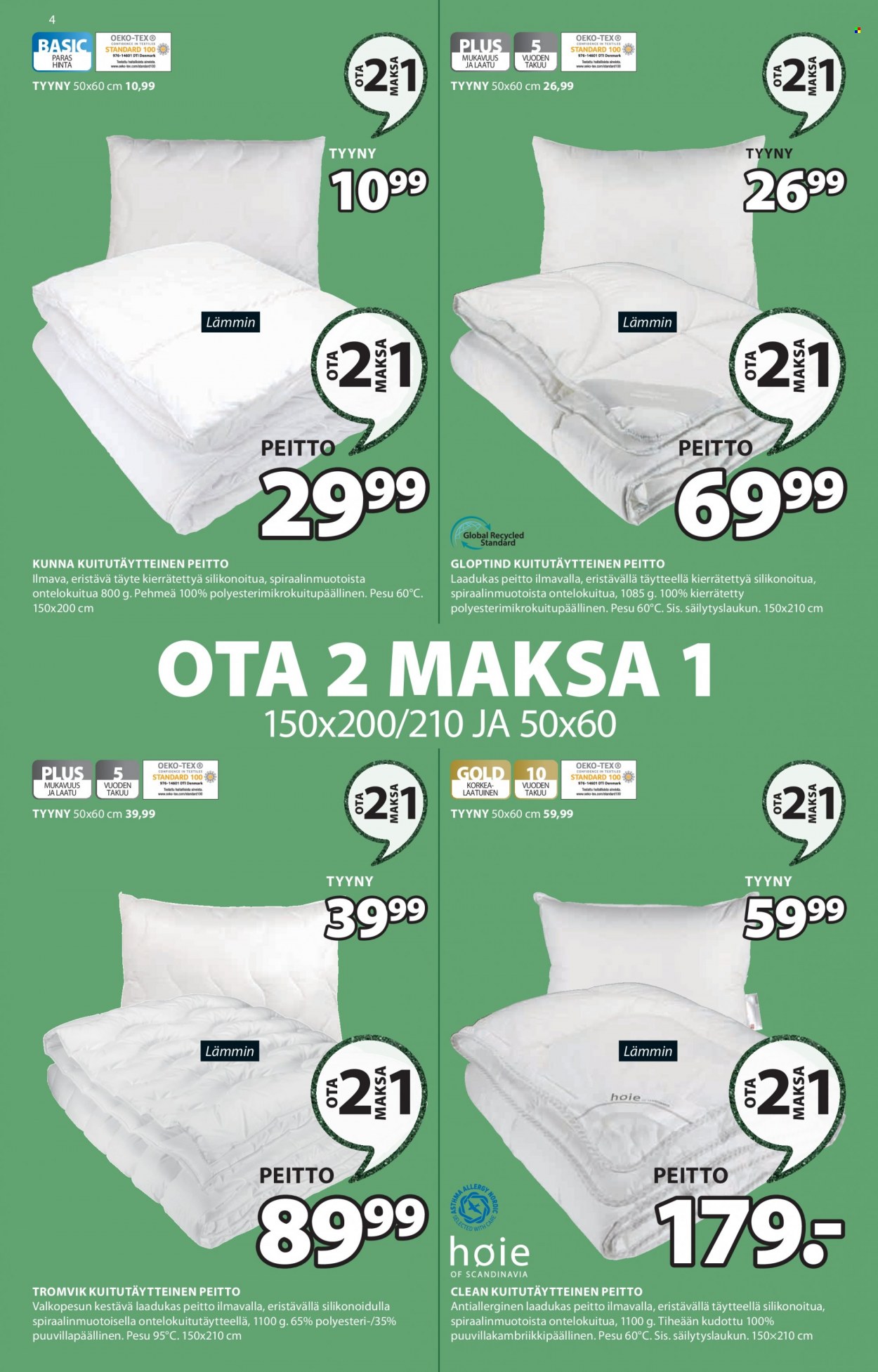 JYSK tarjoukset - 19.12.2022 - 27.12.2022. Sivu 4