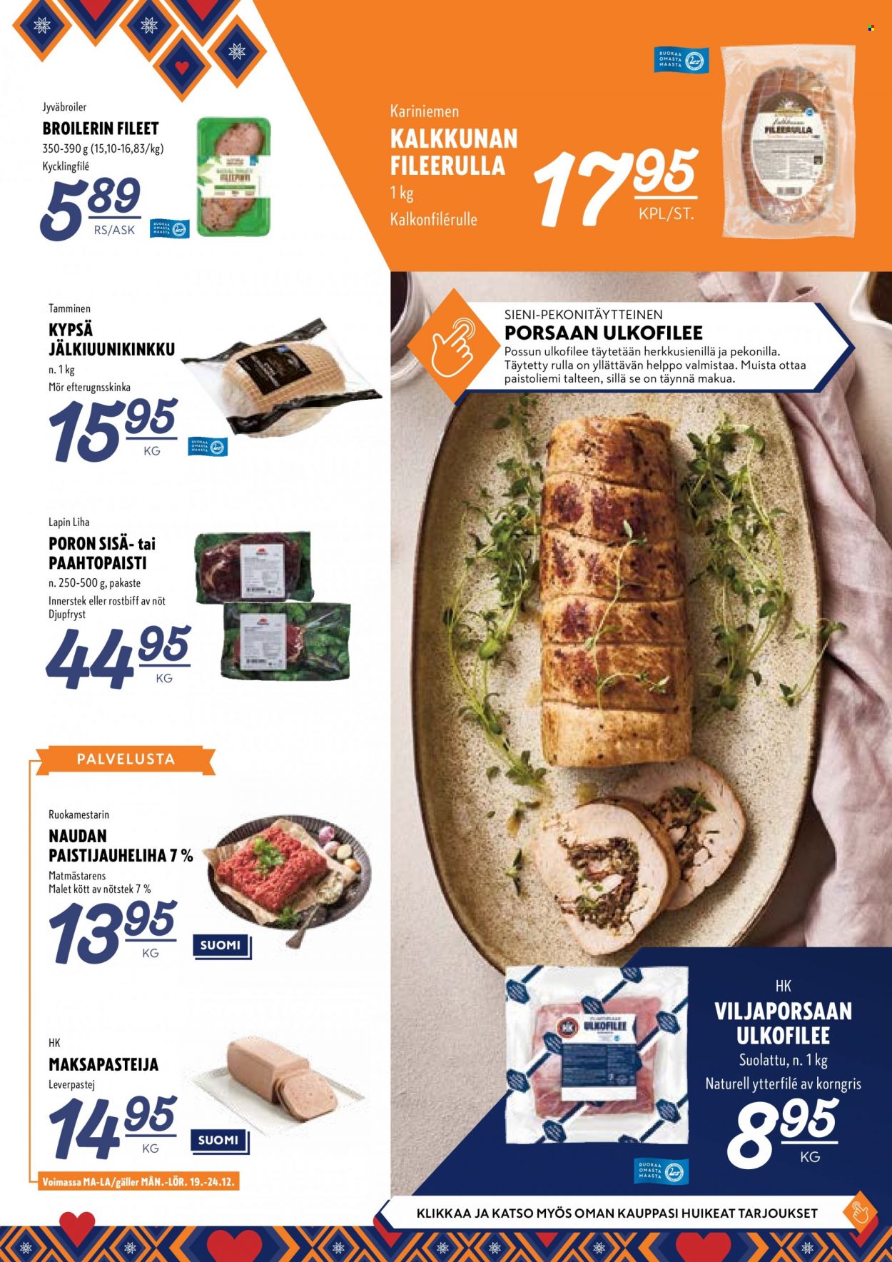 K-Supermarket tarjoukset - 19.12.2022 - 26.12.2022. Sivu 7
