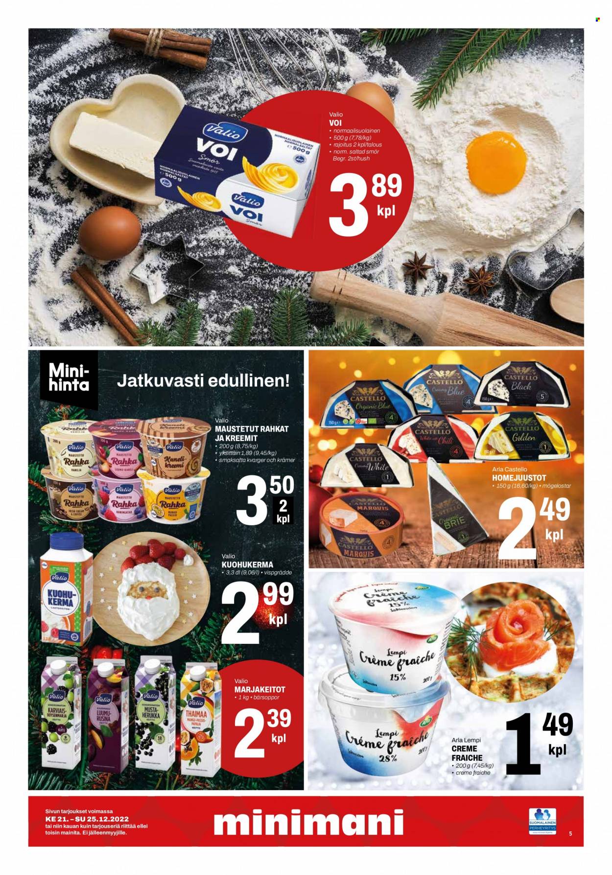 Minimani tarjoukset - 21.12.2022 - 25.12.2022. Sivu 5