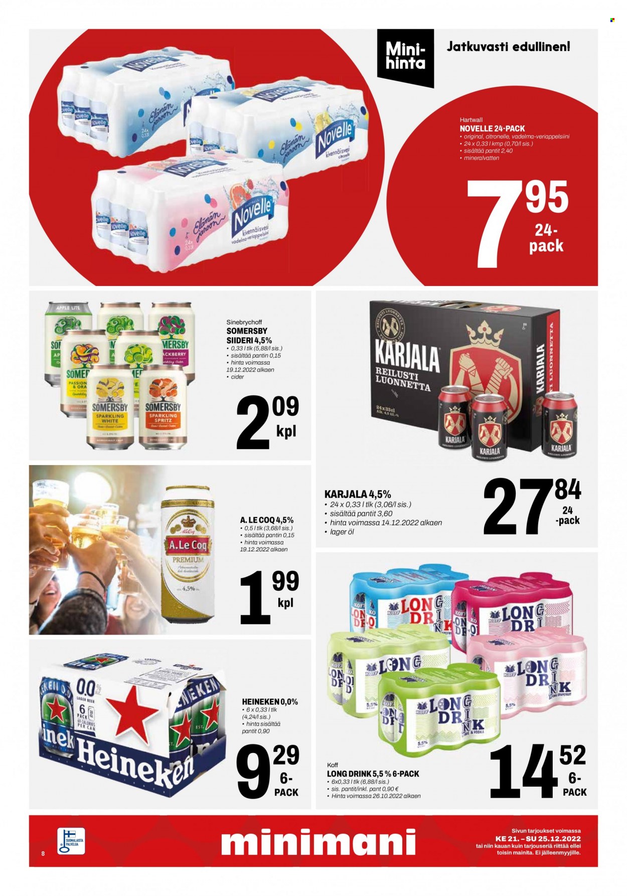 Minimani tarjoukset - 21.12.2022 - 25.12.2022. Sivu 8