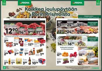 Prisma tarjoukset  - 22.12.2022 - 26.12.2022.