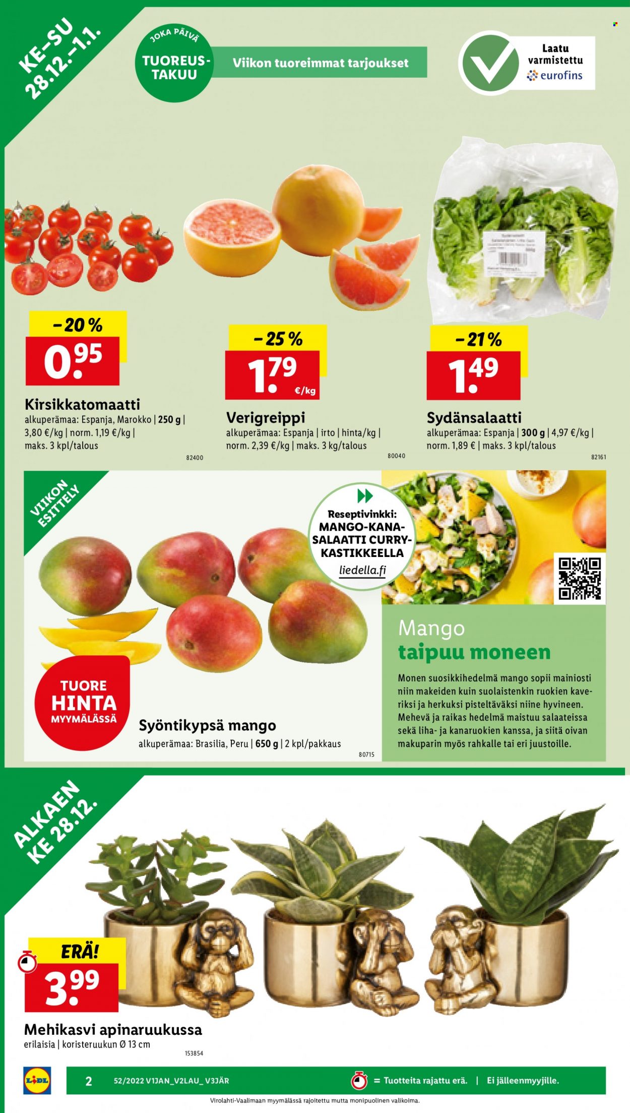Lidl tarjoukset - 28.12.2022 - 04.01.2023. Sivu 2