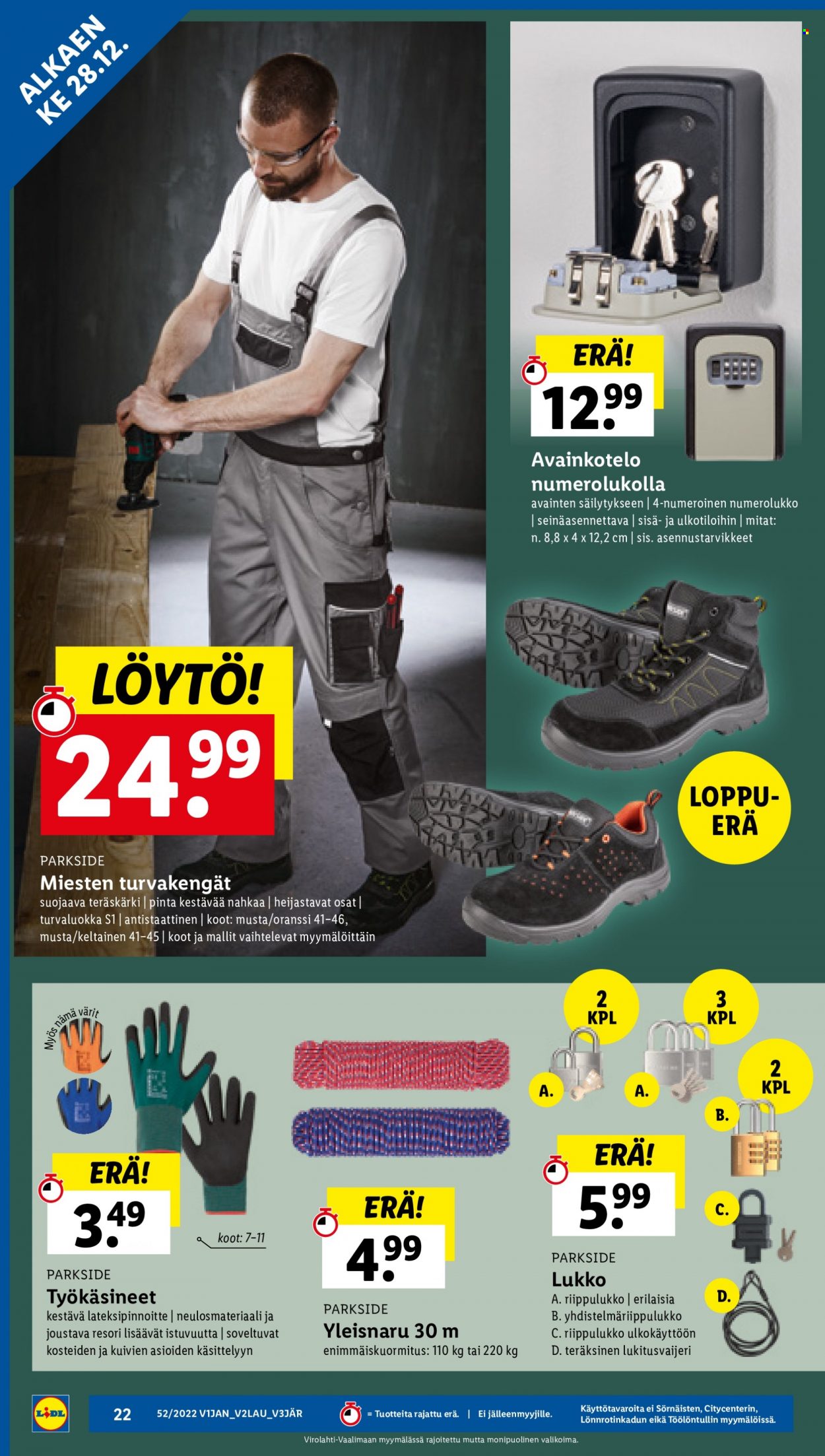 Lidl tarjoukset - 28.12.2022 - 04.01.2023. Sivu 22