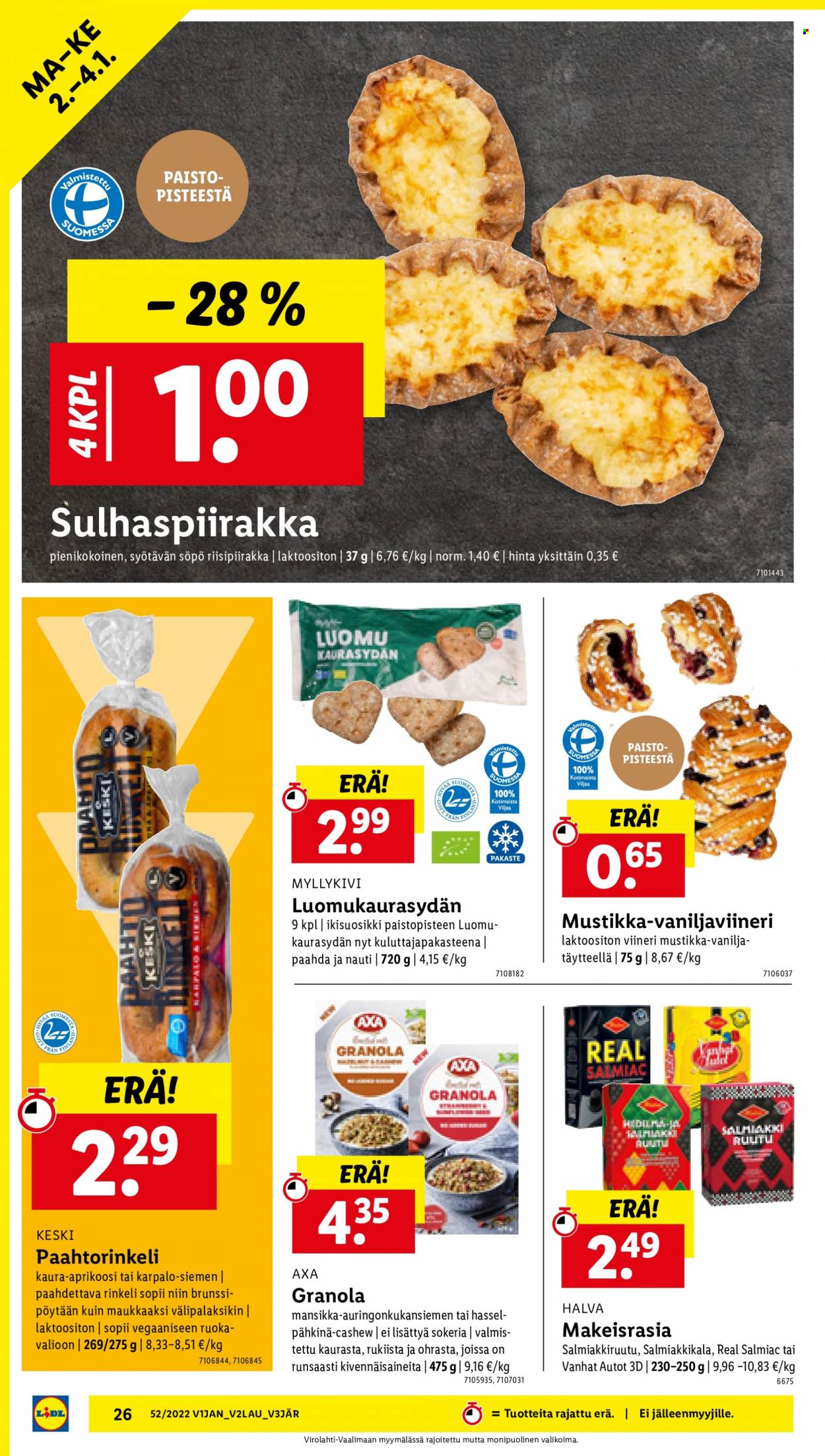 Lidl tarjoukset - 28.12.2022 - 04.01.2023. Sivu 26