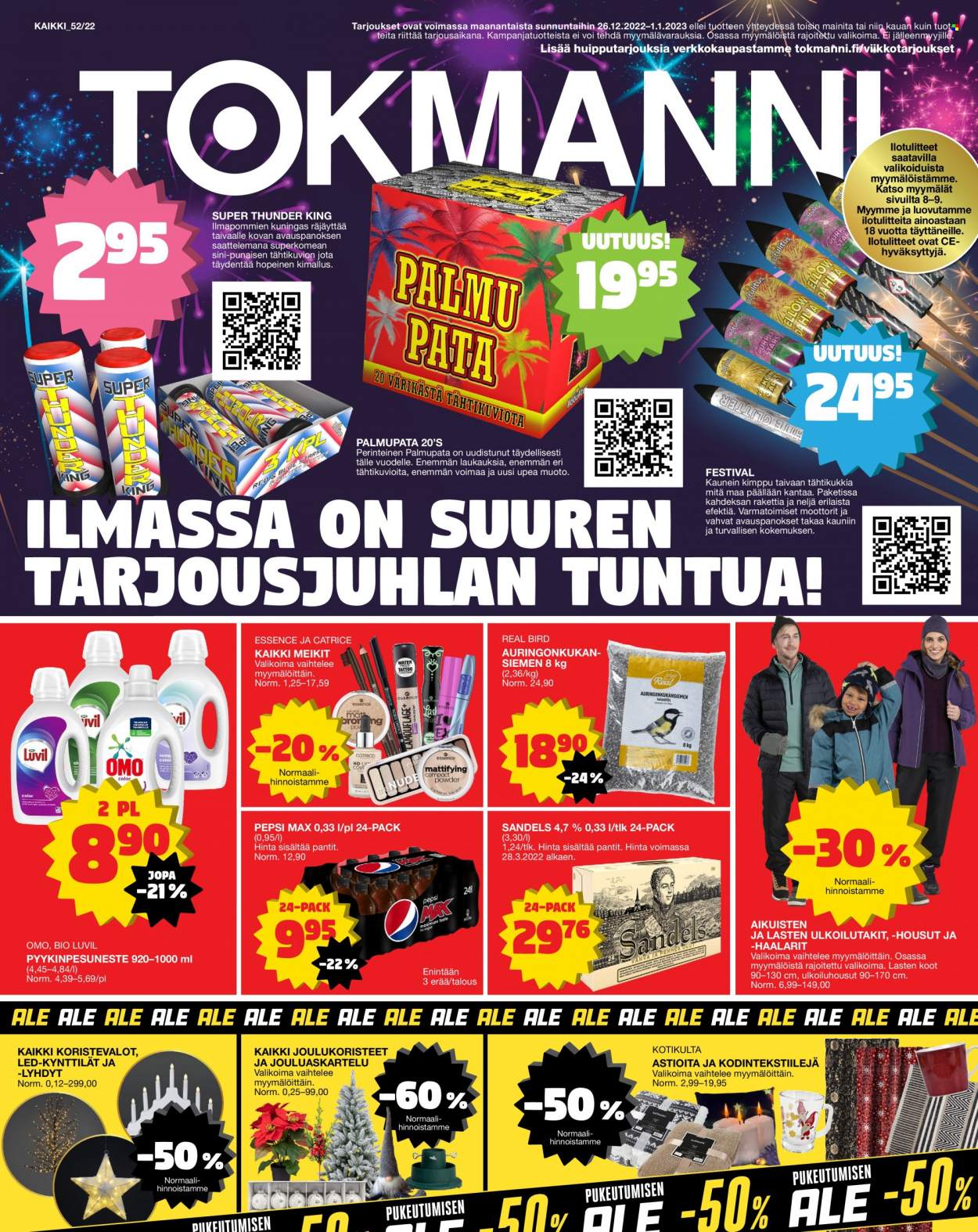 Tokmanni tarjoukset - 26.12.2022 - 01.01.2023. Sivu 1