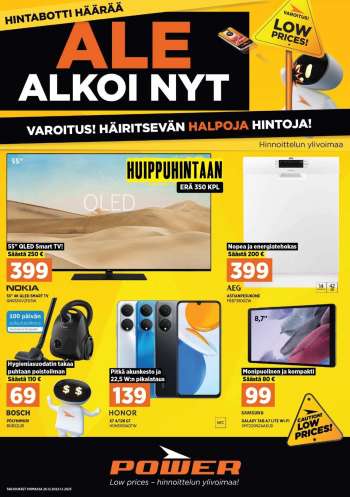 Power tarjoukset  - 26.12.2022 - 01.01.2023.
