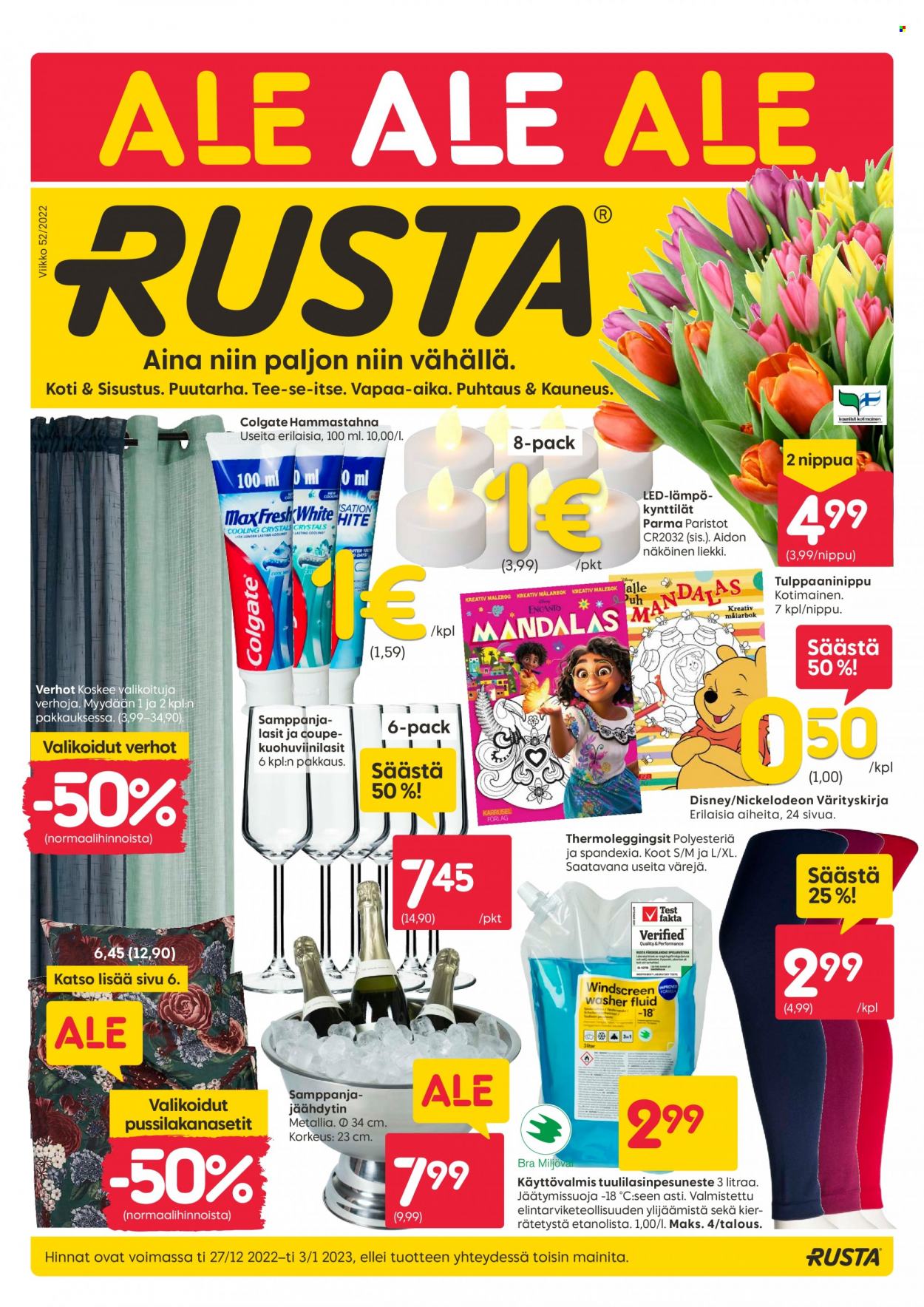 Rusta tarjoukset - 27.12.2022 - 03.01.2023. Sivu 1